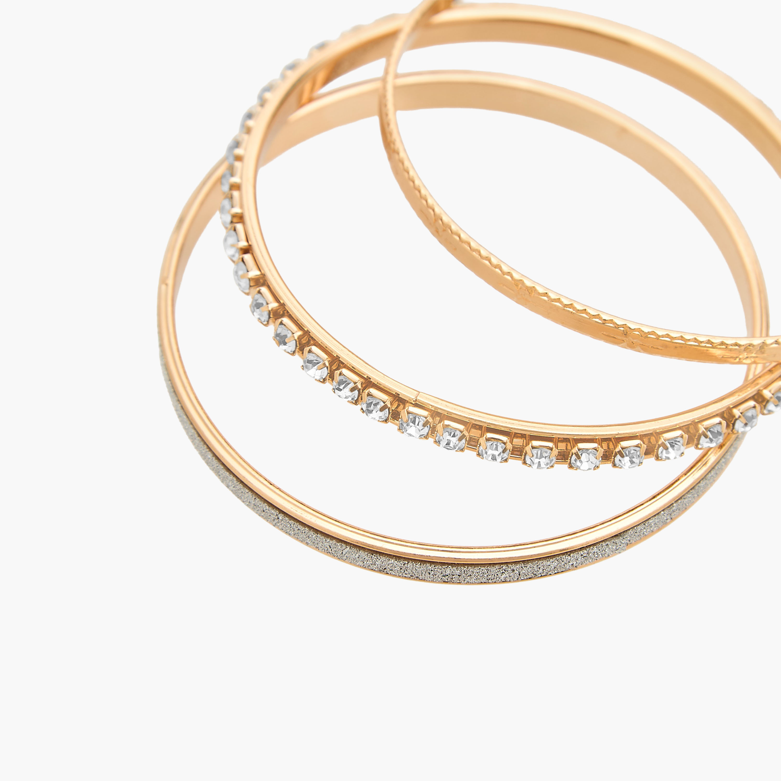 Gloo Pack of 6 Metal Gold Finish Assorted Bangle-women-watchesandjewellery-jewellery-banglesandbracelets-image-15