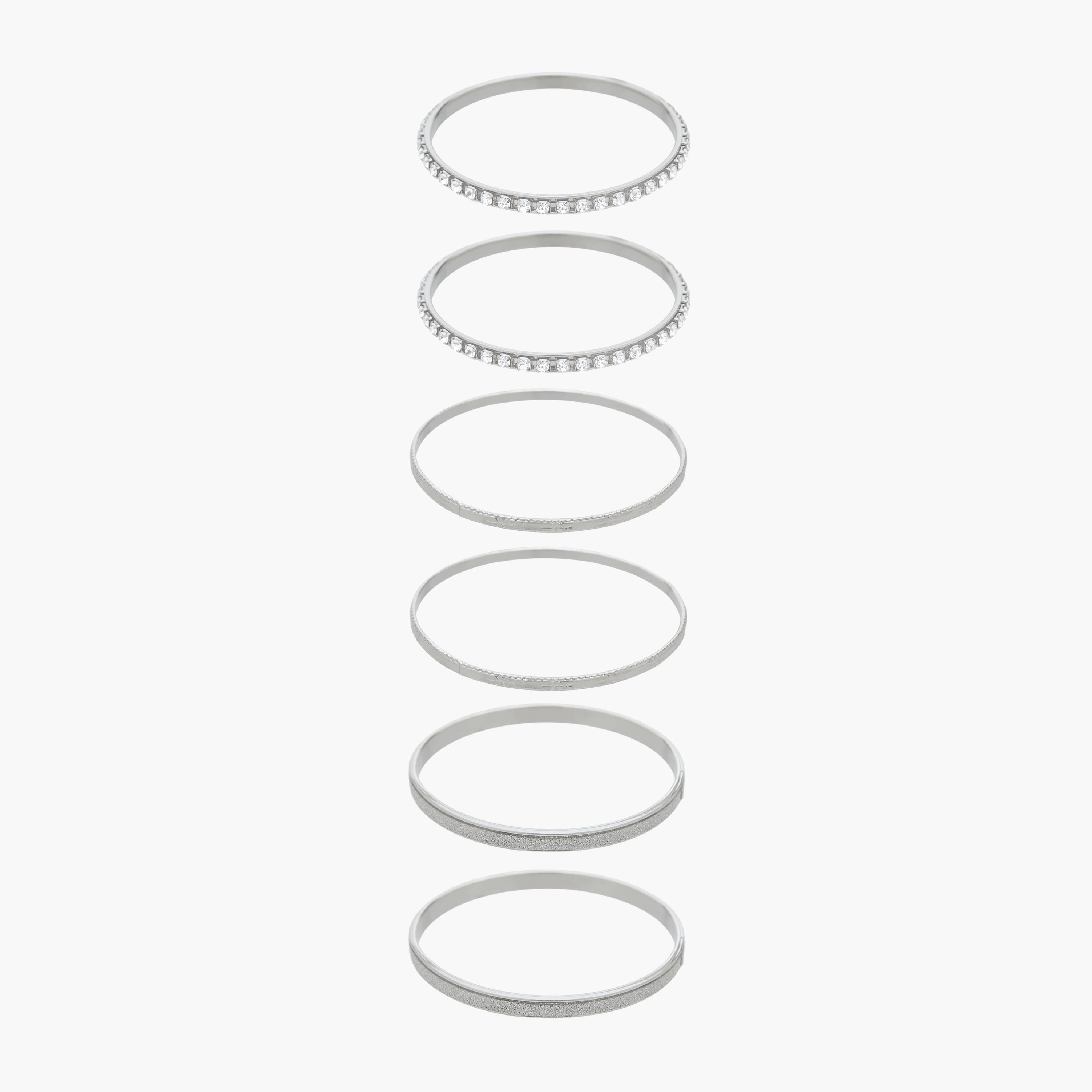 Gloo Pack of 6 Metallic Bangle-women-watchesandjewellery-jewellery-banglesandbracelets-image-1
