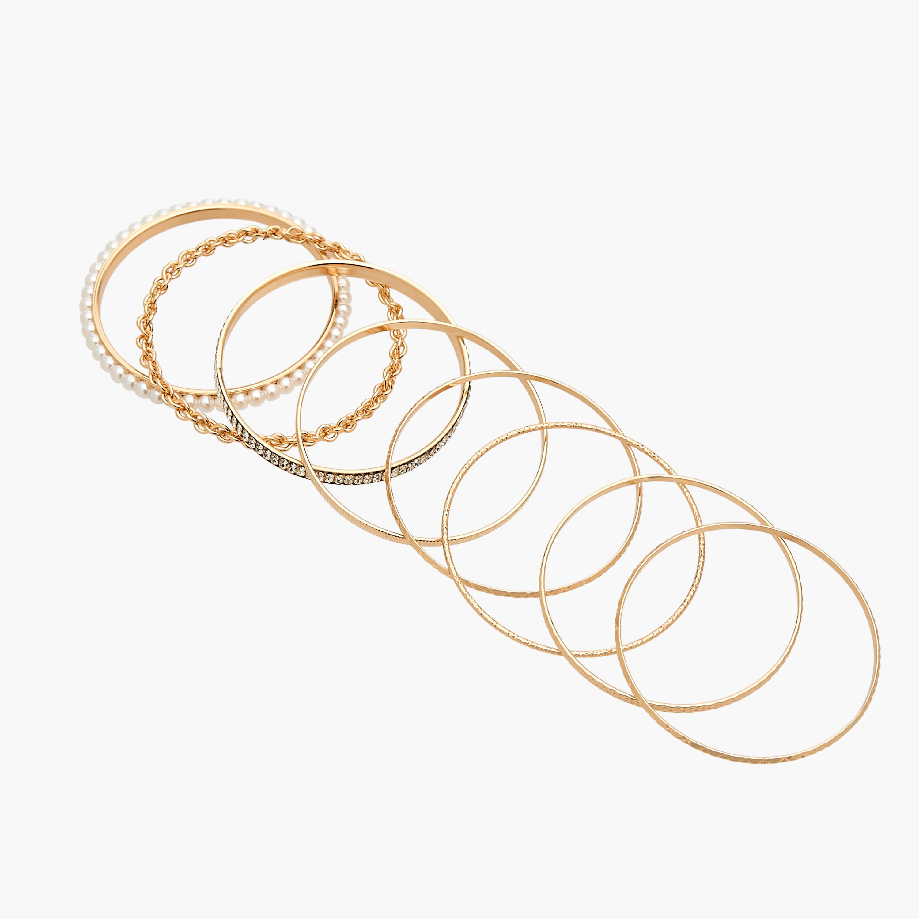 Gloo Pack of 8 Metallic Bangle-women-watchesandjewellery-jewellery-banglesandbracelets-image-18