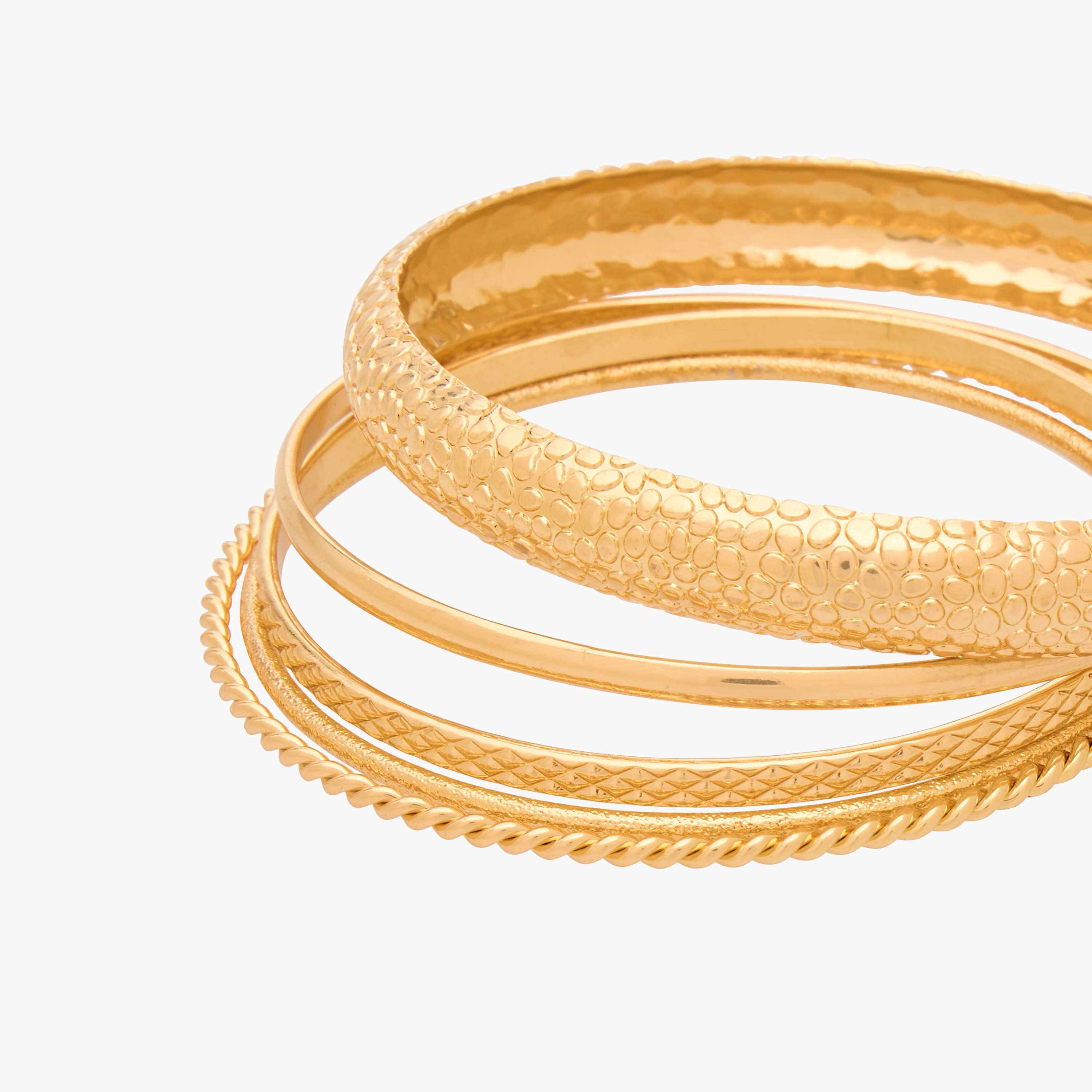 Gloo Pack of 5 Metal Assorted Bangle-women-watchesandjewellery-jewellery-banglesandbracelets-image-13