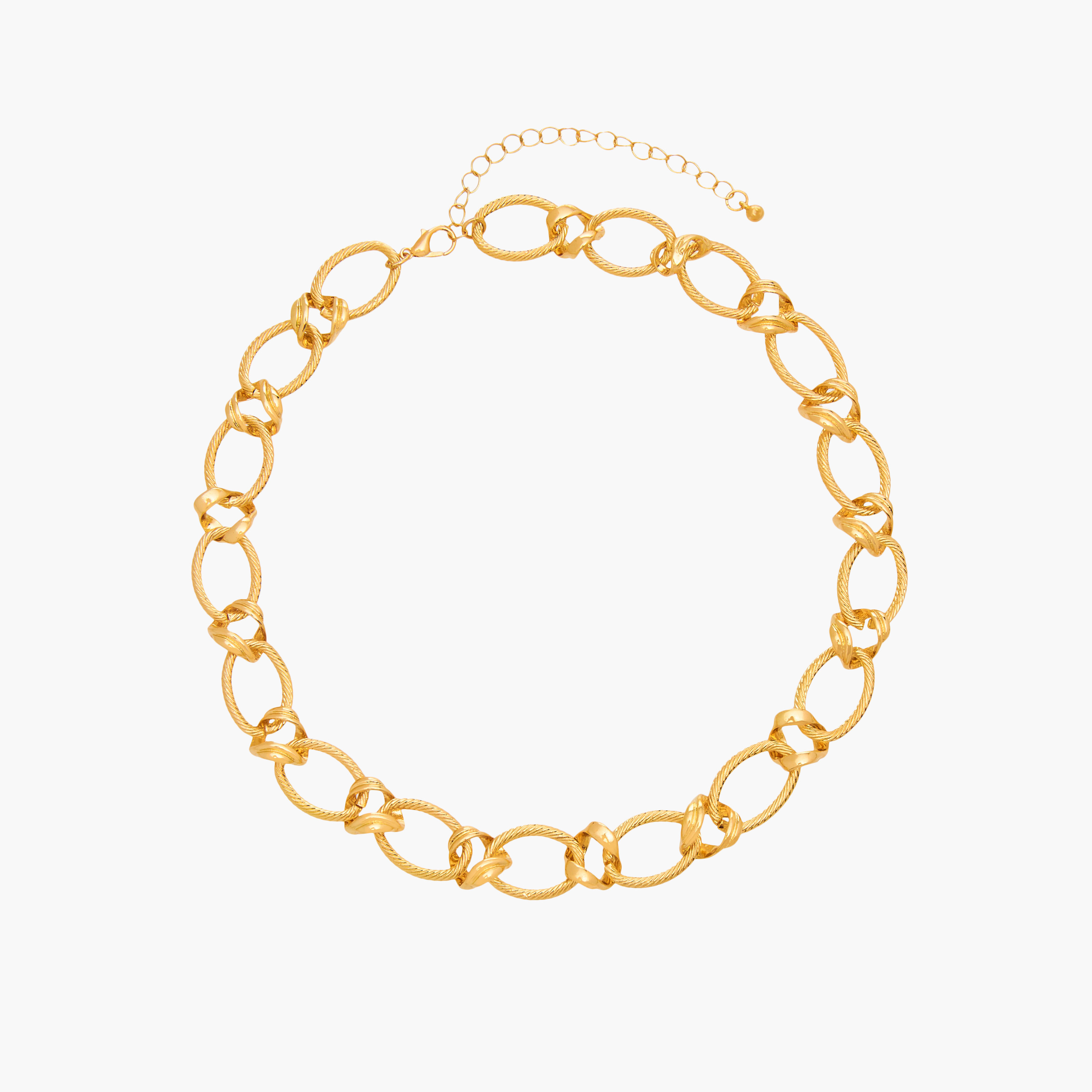 عقد تشوكر معدن بمشبك إغلاق من جلو-women-watchesandjewellery-jewellery-necklacesandpendants-image-1