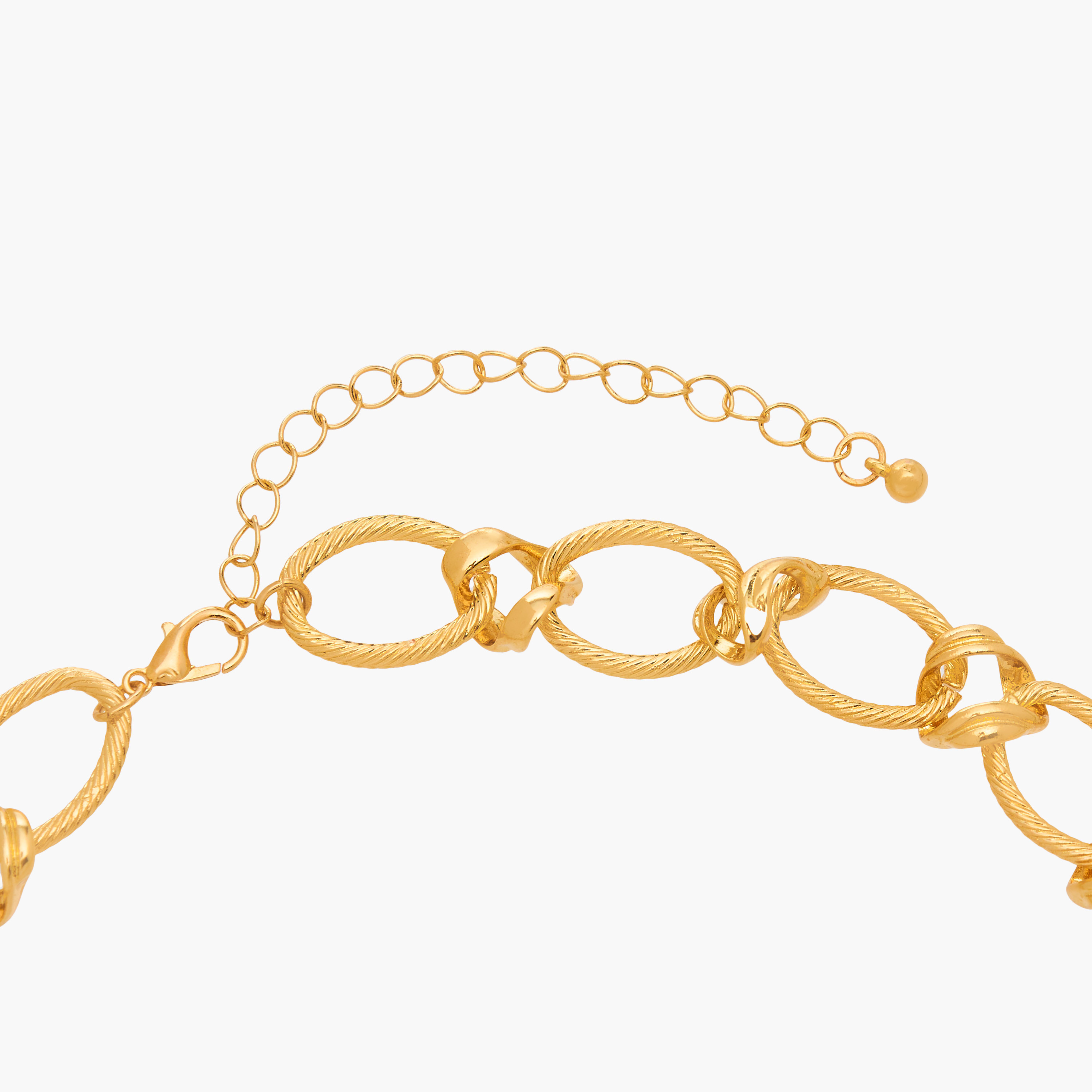 عقد تشوكر معدن بمشبك إغلاق من جلو-women-watchesandjewellery-jewellery-necklacesandpendants-image-4