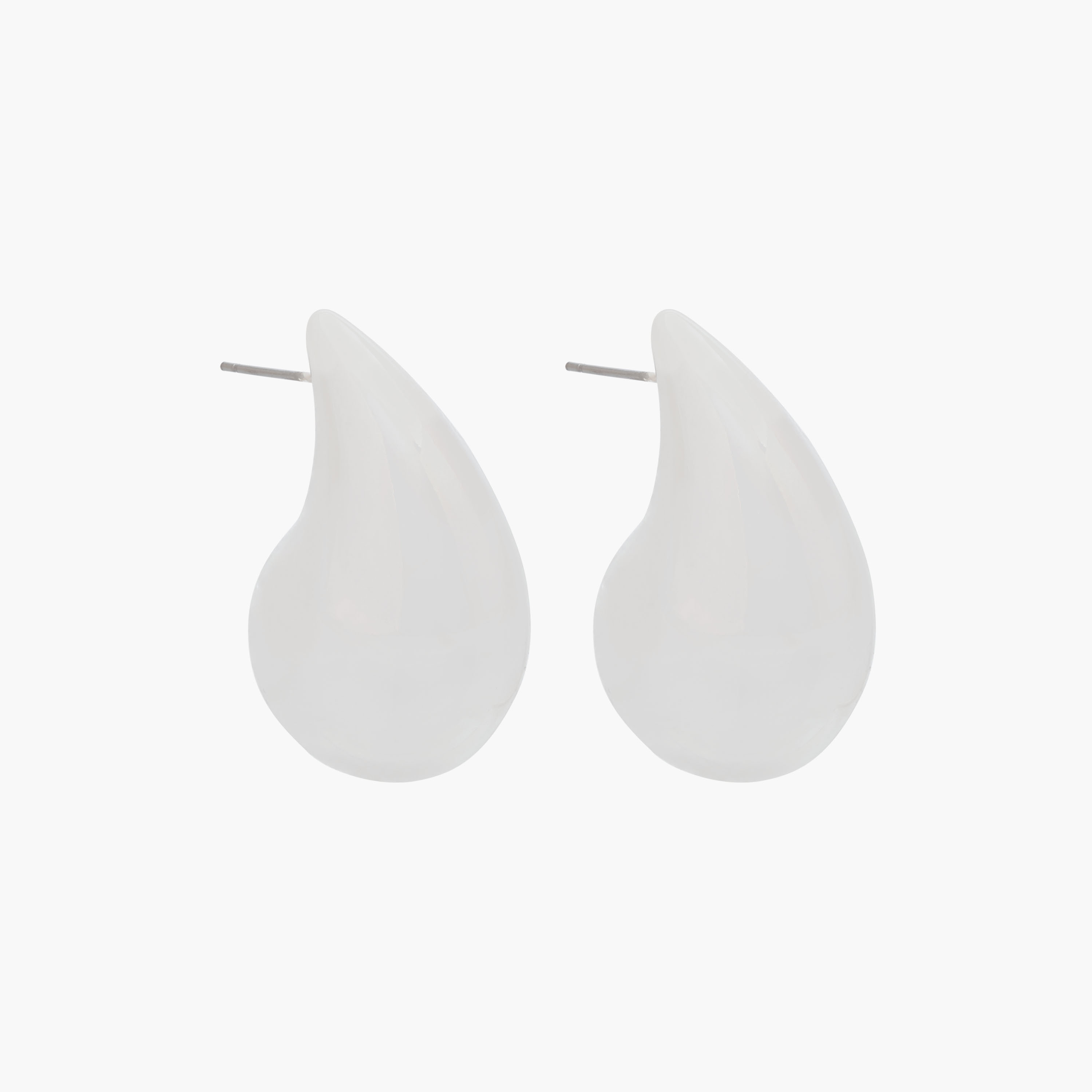 حلق ميتاليك بتصميم دمعة ومكبس إغلاق من جلو-women-watchesandjewellery-jewellery-earrings-image-2