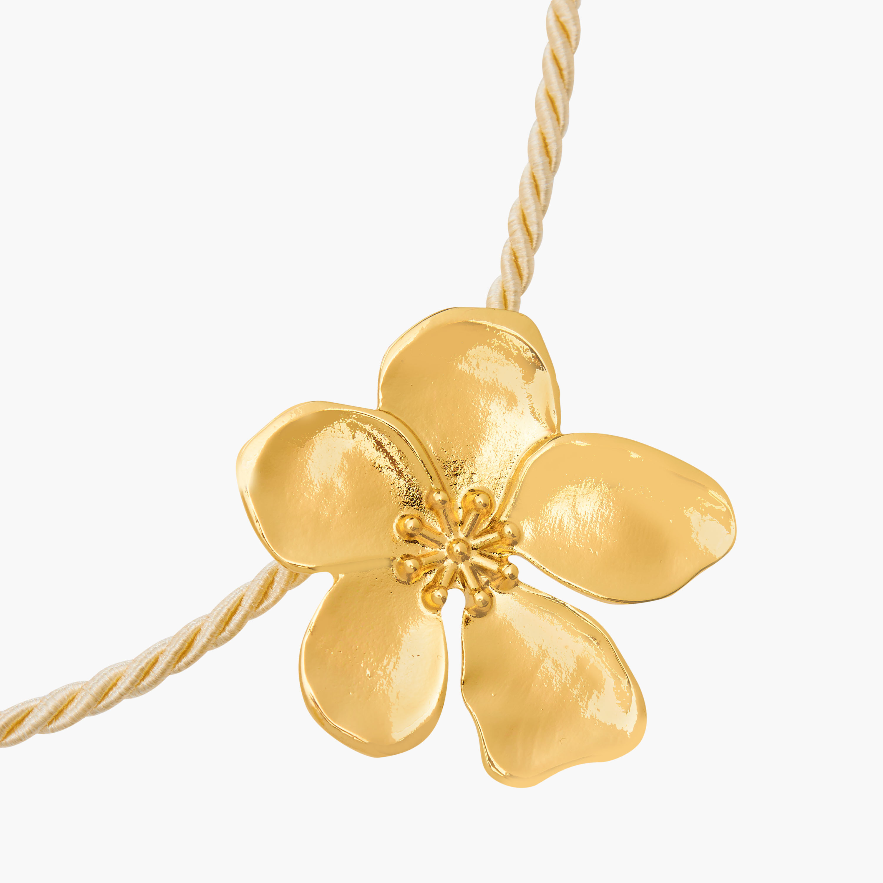 Gloo Metal Pendant Necklace with Floral Accent-women-watchesandjewellery-jewellery-necklacesandpendants-image-3