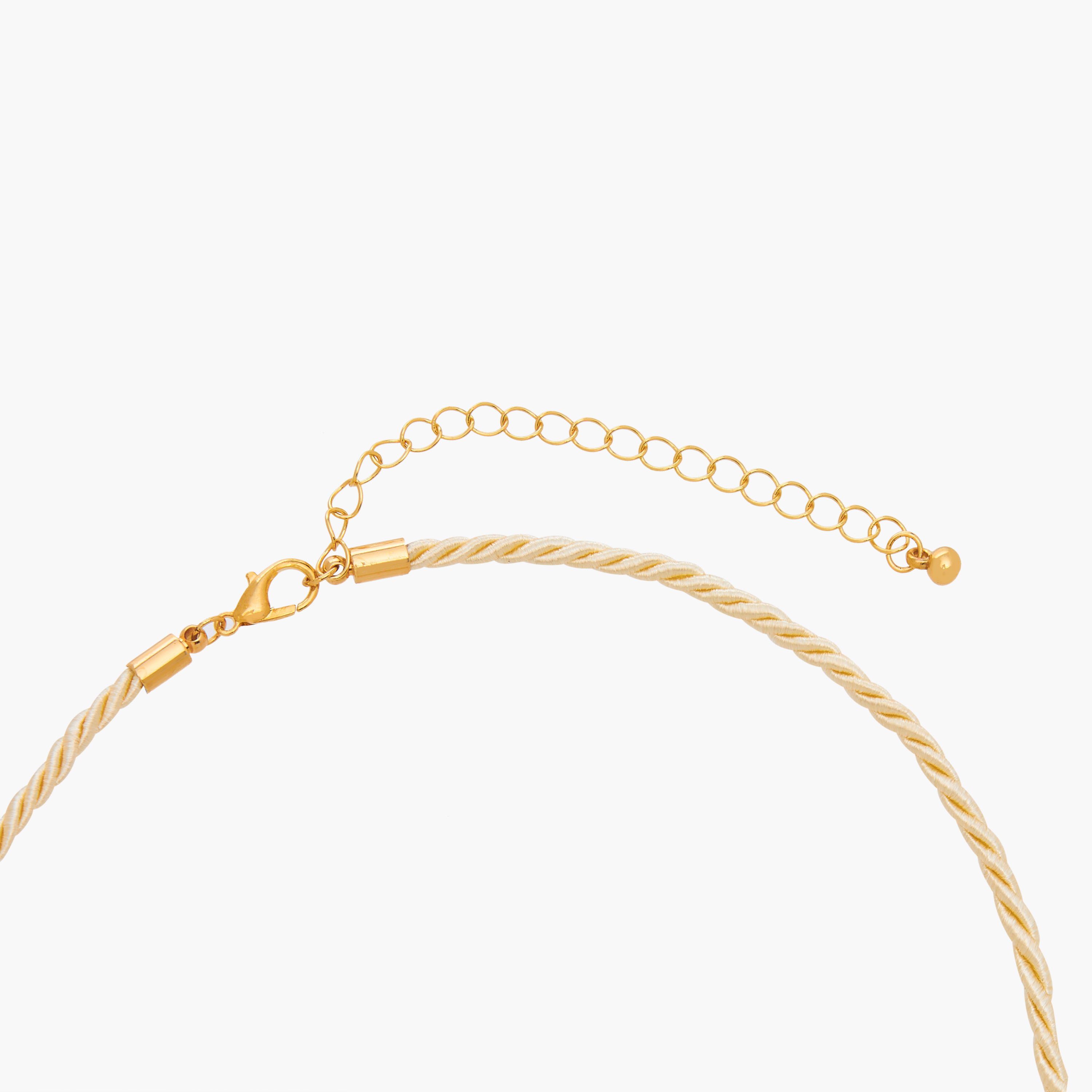 Gloo Metal Pendant Necklace with Floral Accent-women-watchesandjewellery-jewellery-necklacesandpendants-image-4