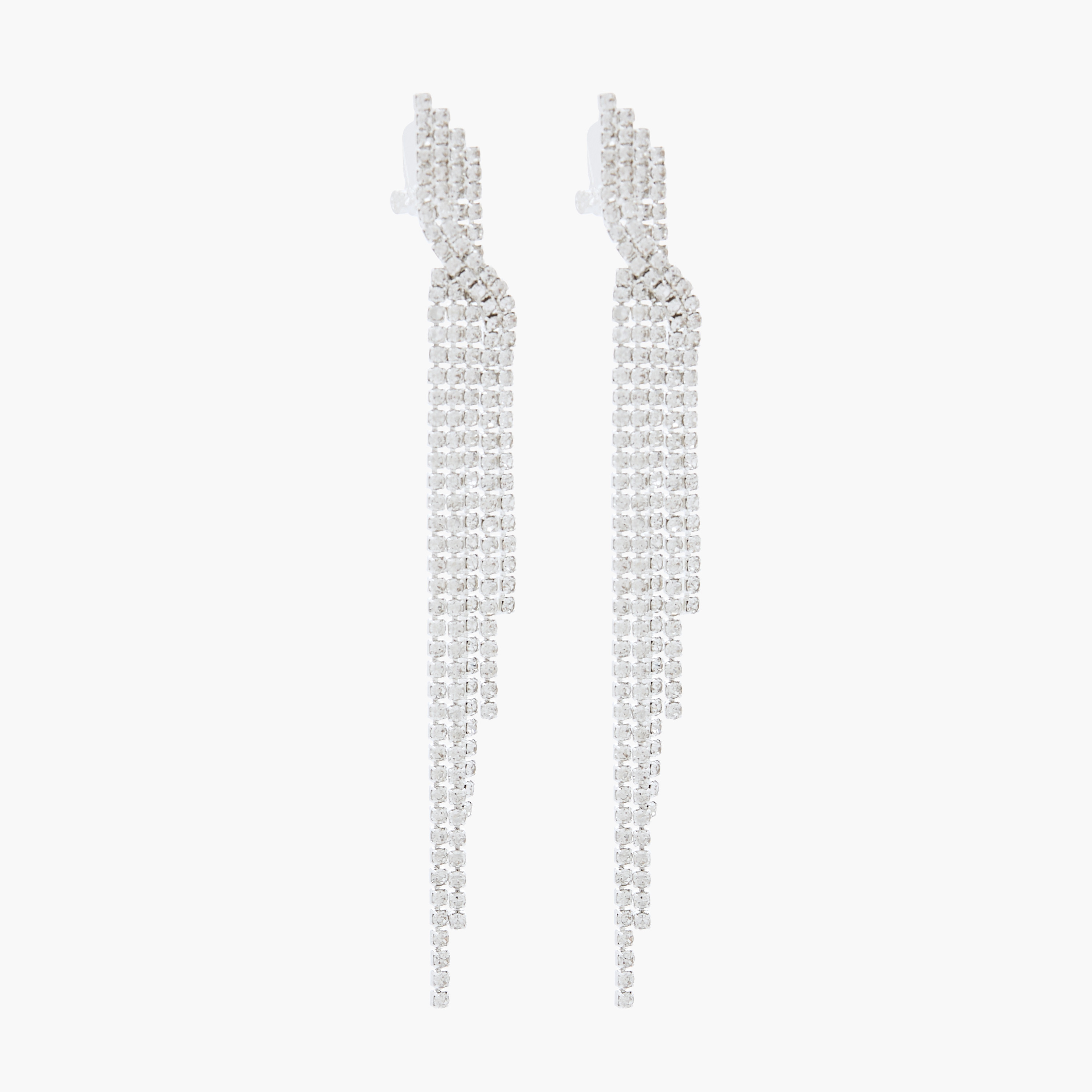 Gloo Metallic Dangler Earrings with Clip Closure-women-watchesandjewellery-jewellery-earrings-image-2