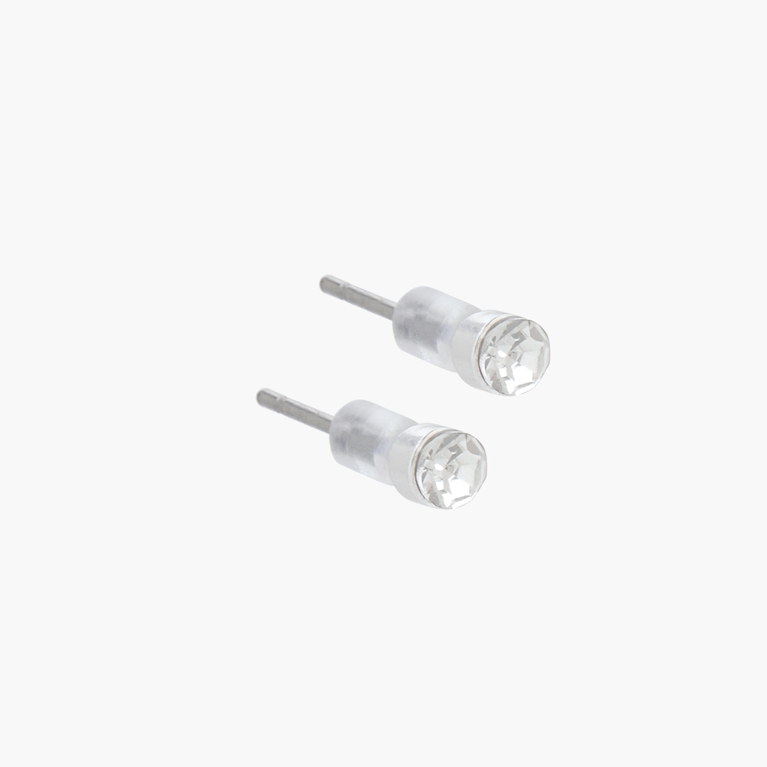 Gloo Pack of 2 Silver Finish Embellished Earrings with Pushback Closure-women-watchesandjewellery-jewellery-earrings-image-4