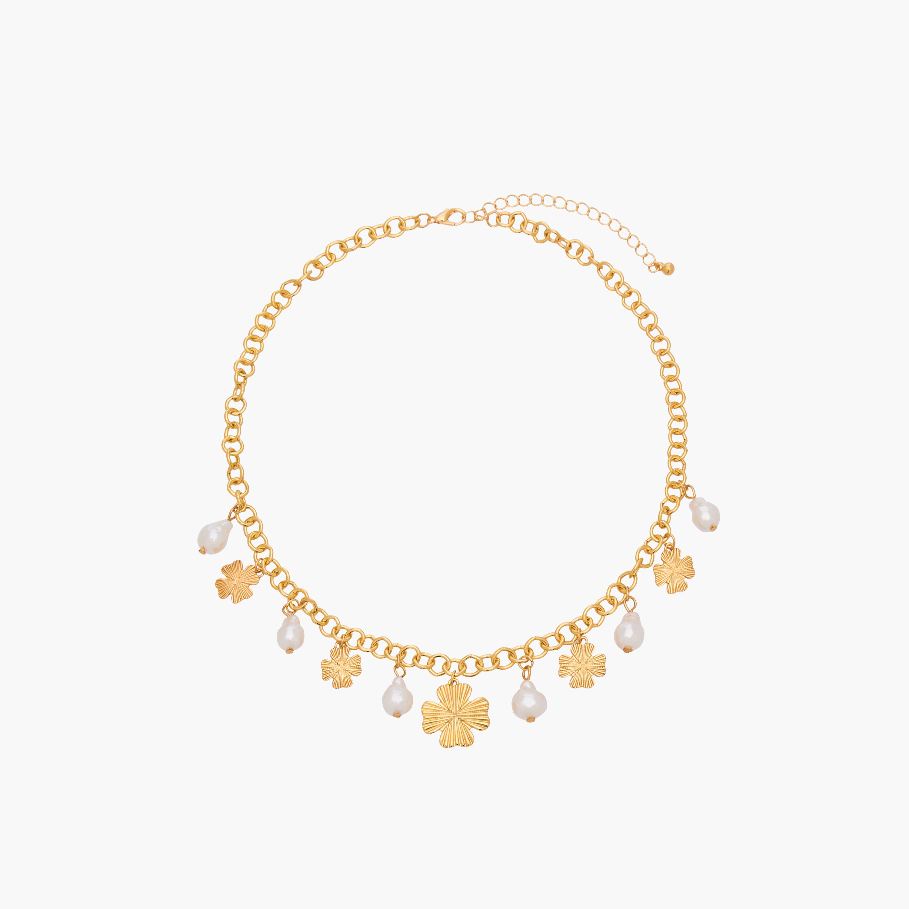 عقد تشوكر بزينة دلايات ميتاليك من جلو-women-watchesandjewellery-jewellery-necklacesandpendants-image-1