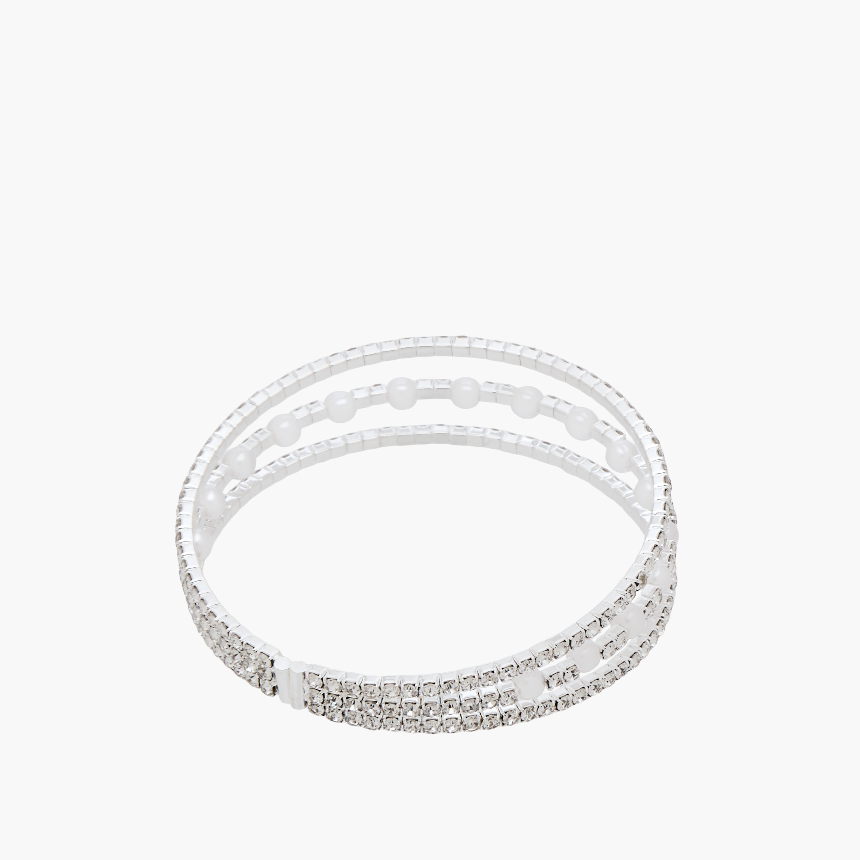 Gloo Pearl Embellished Cuff Bracelet-women-watchesandjewellery-jewellery-banglesandbracelets-image-2