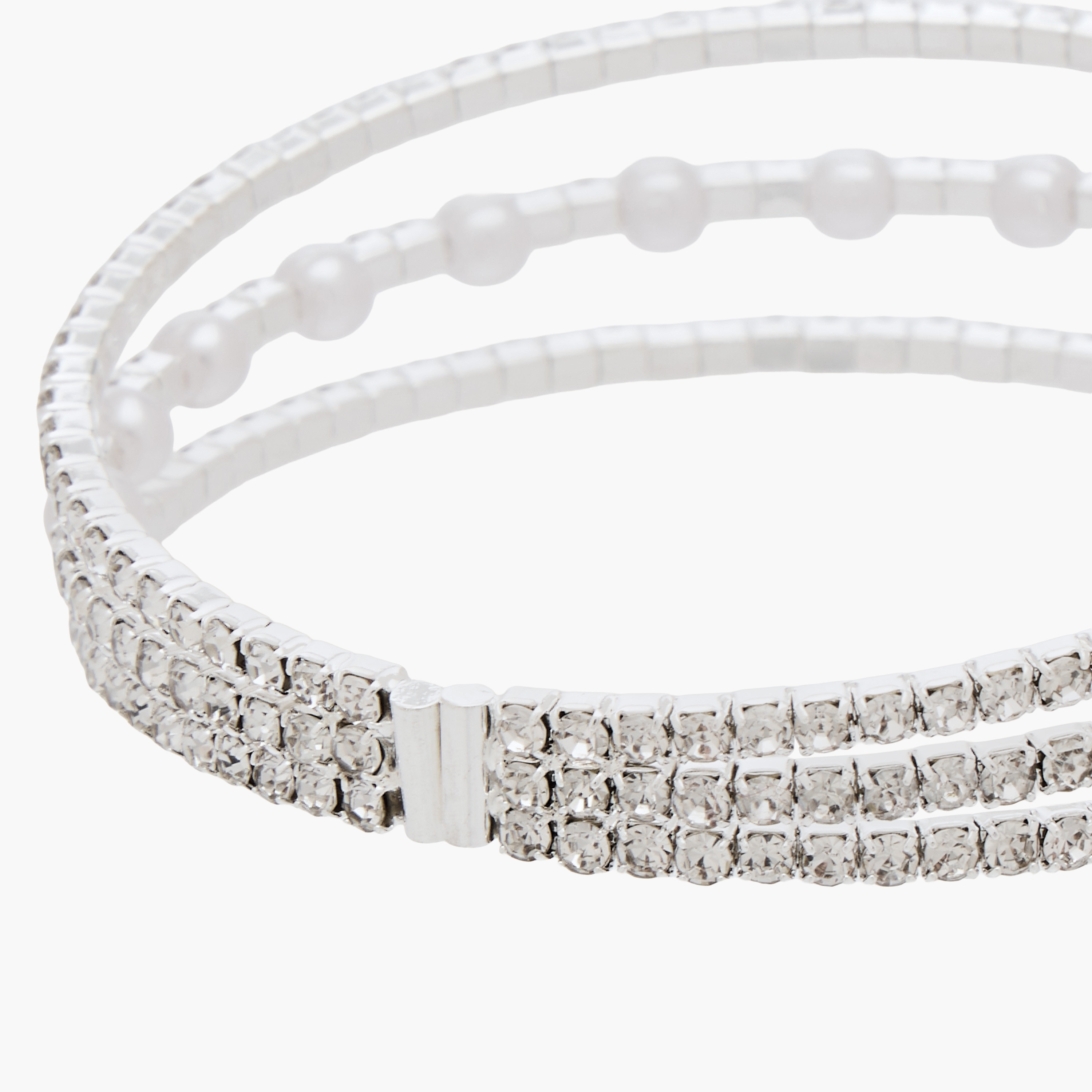 Gloo Pearl Embellished Cuff Bracelet-women-watchesandjewellery-jewellery-banglesandbracelets-image-4