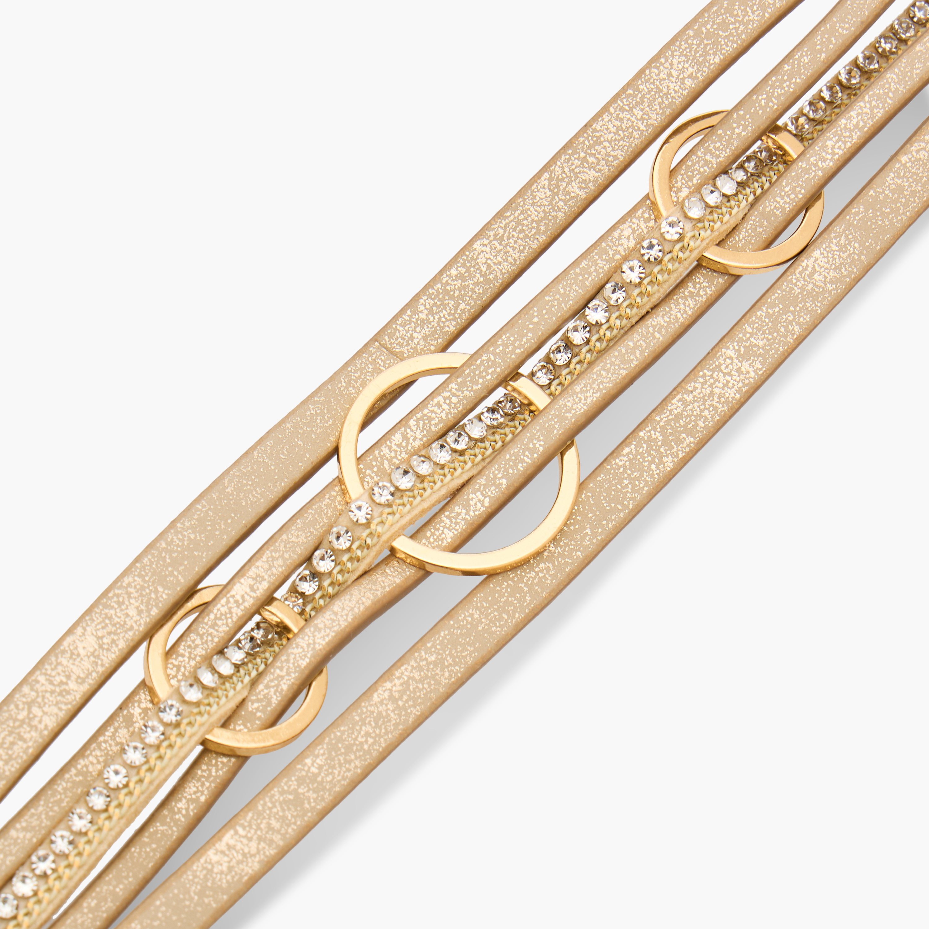 Gloo Metallic Embellished Layered Bracelet-women-watchesandjewellery-jewellery-banglesandbracelets-image-3
