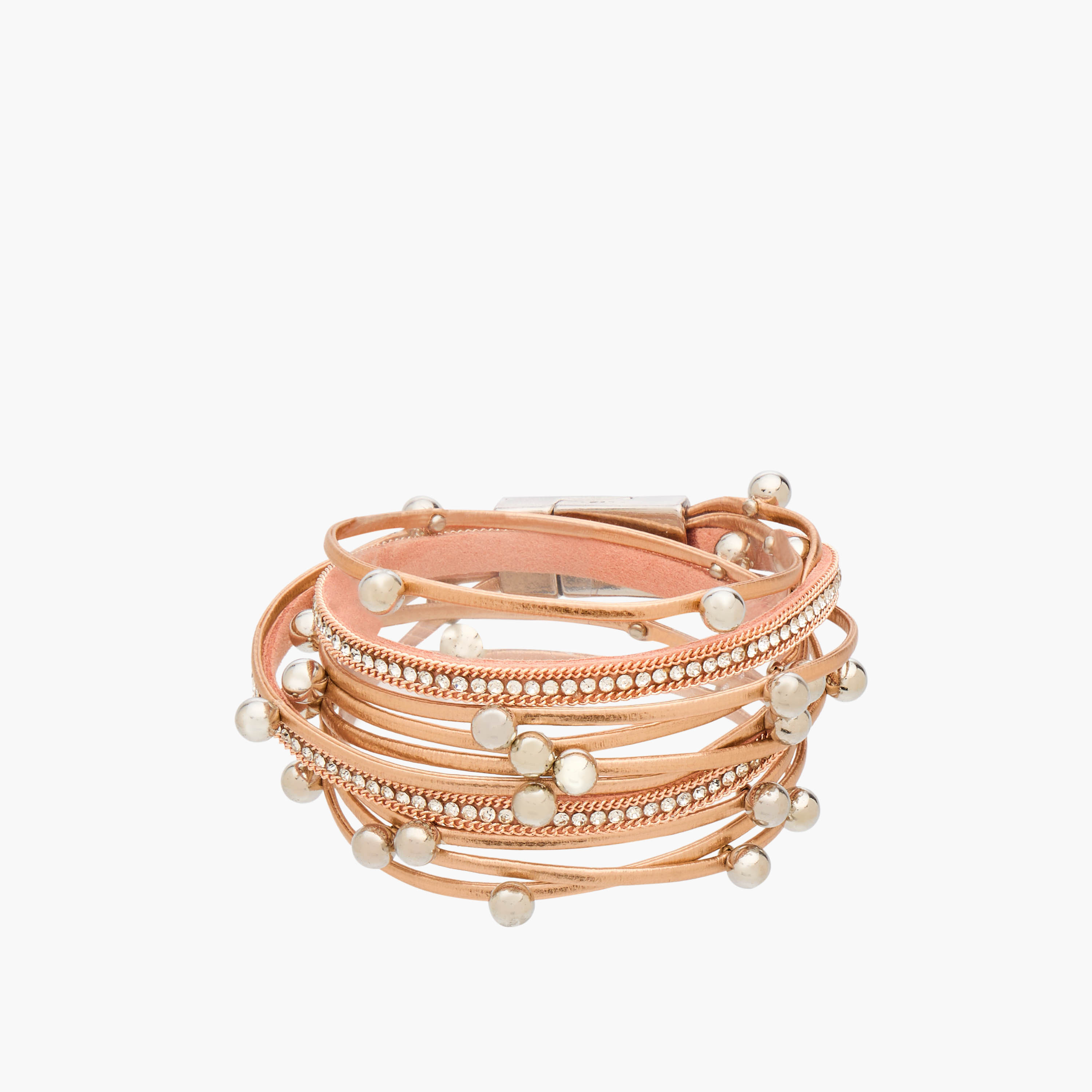 Gloo Metal Layered Bracelet-women-watchesandjewellery-jewellery-banglesandbracelets-image-1