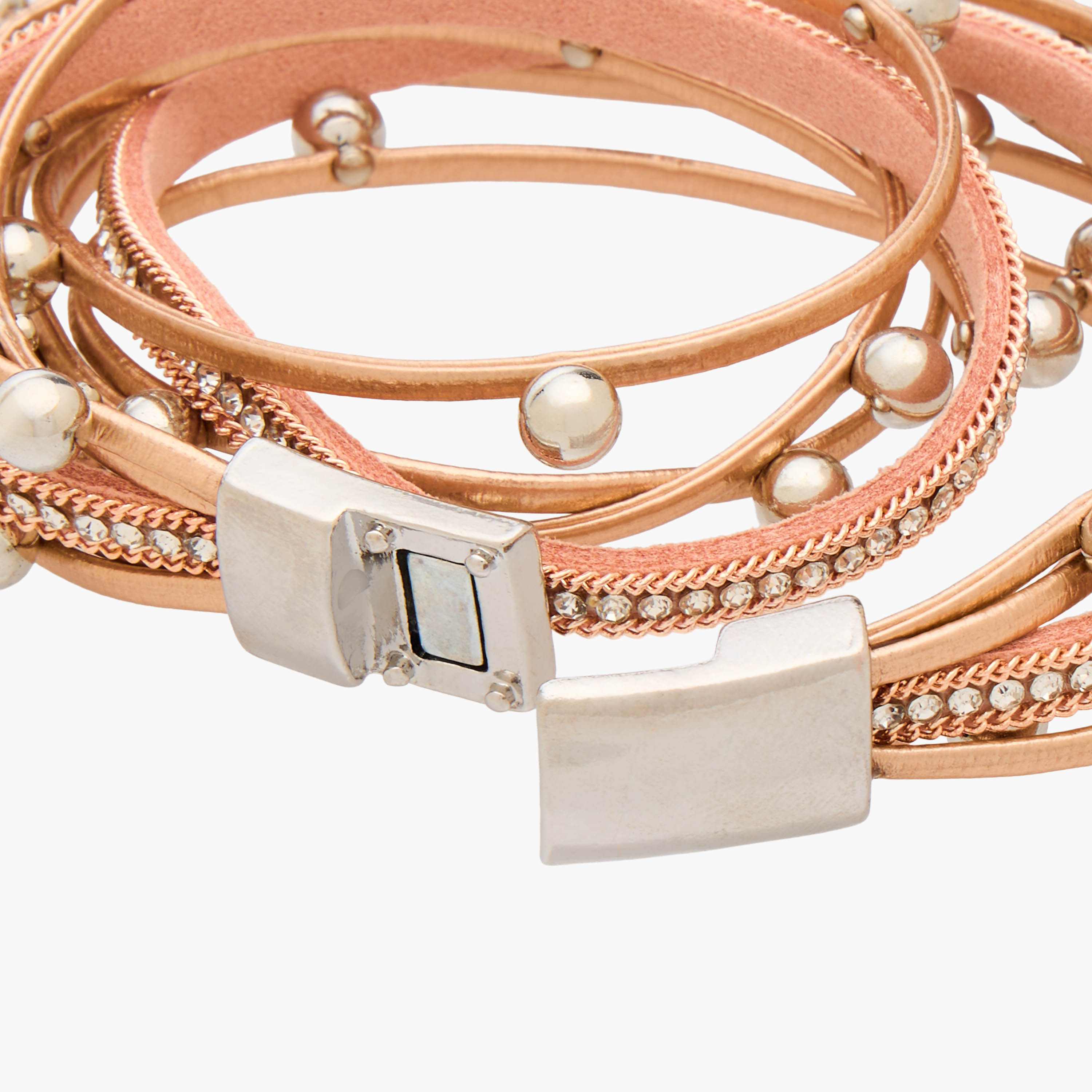 Gloo Metal Layered Bracelet-women-watchesandjewellery-jewellery-banglesandbracelets-image-3