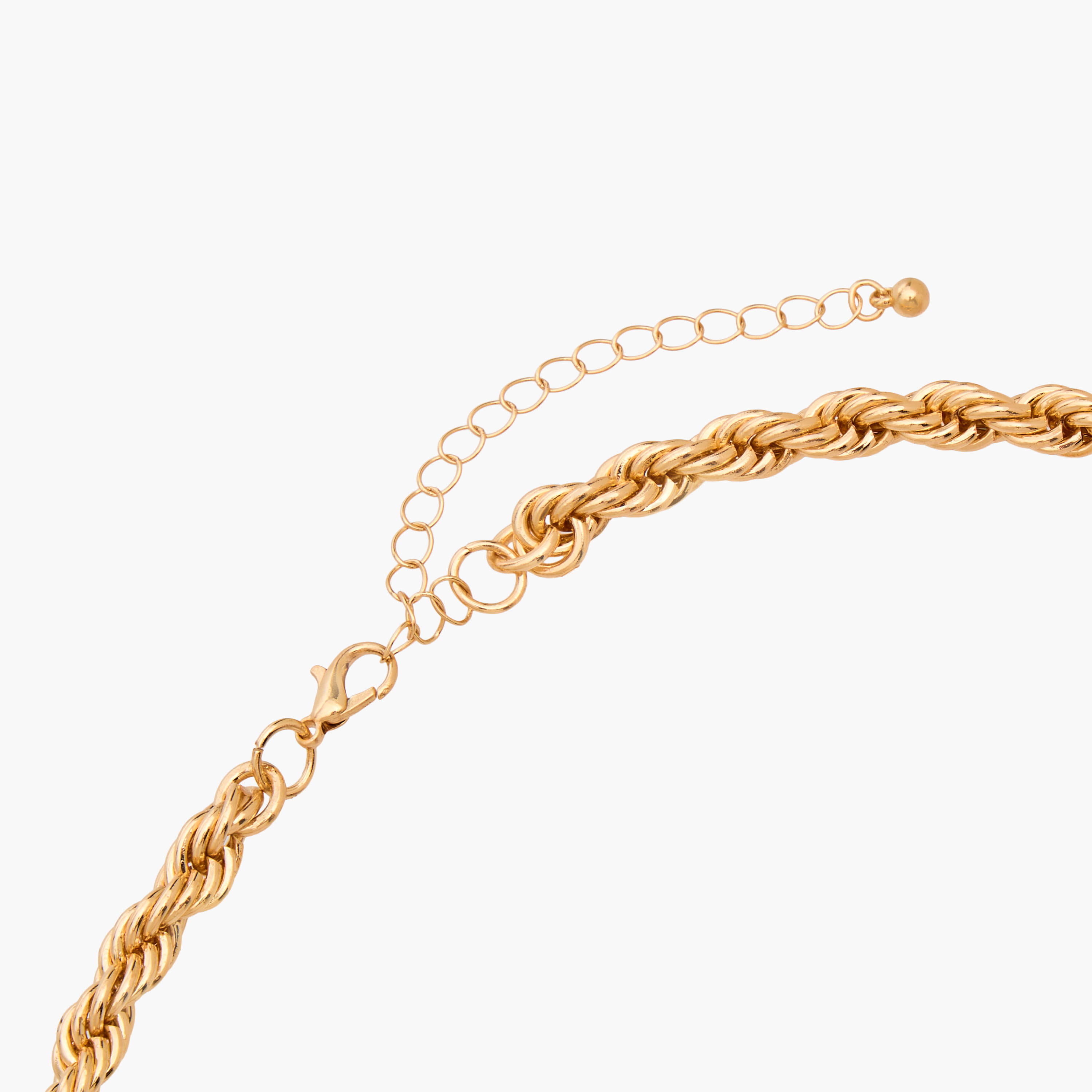 Gloo Metal Choker Necklace with Lobster Clasp Closure-women-watchesandjewellery-jewellery-necklacesandpendants-image-3