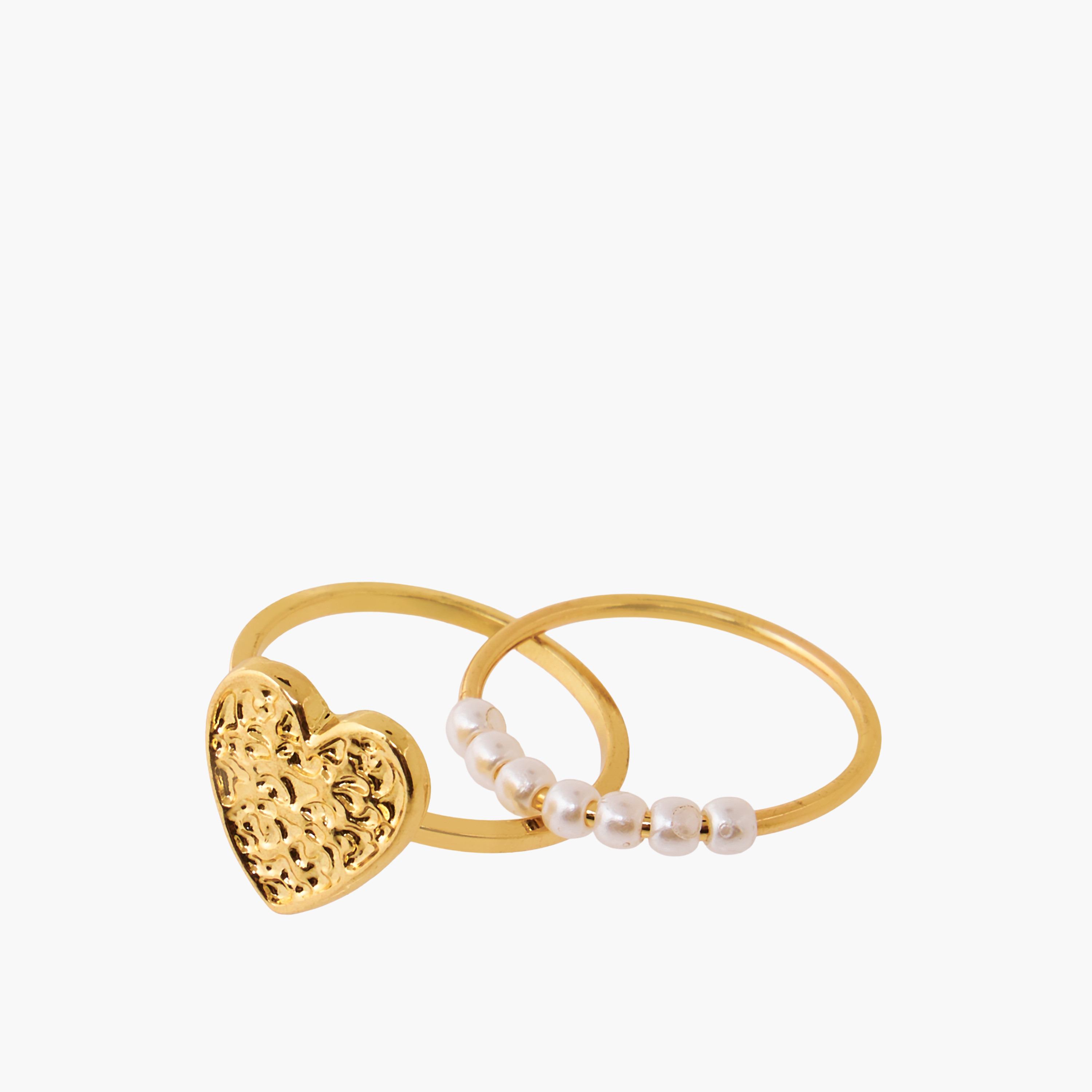 Set of 9 - Gloo Gold Tone Ring with Assorted Design-women-watchesandjewellery-jewellery-rings-image-3