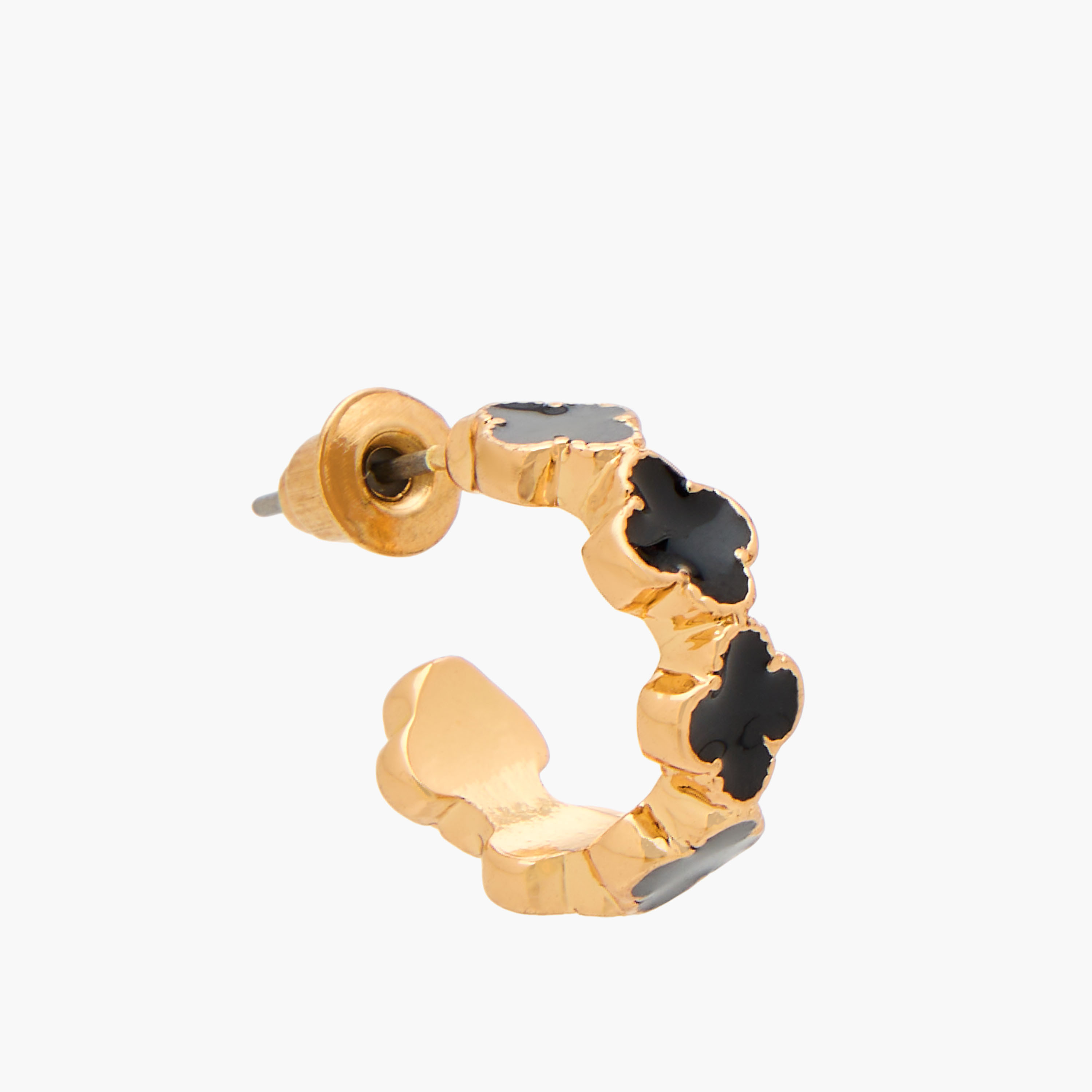 Gloo Pack of 3 Gold Finish Assorted Earrings with Pushback Closure-women-watchesandjewellery-jewellery-earrings-image-6