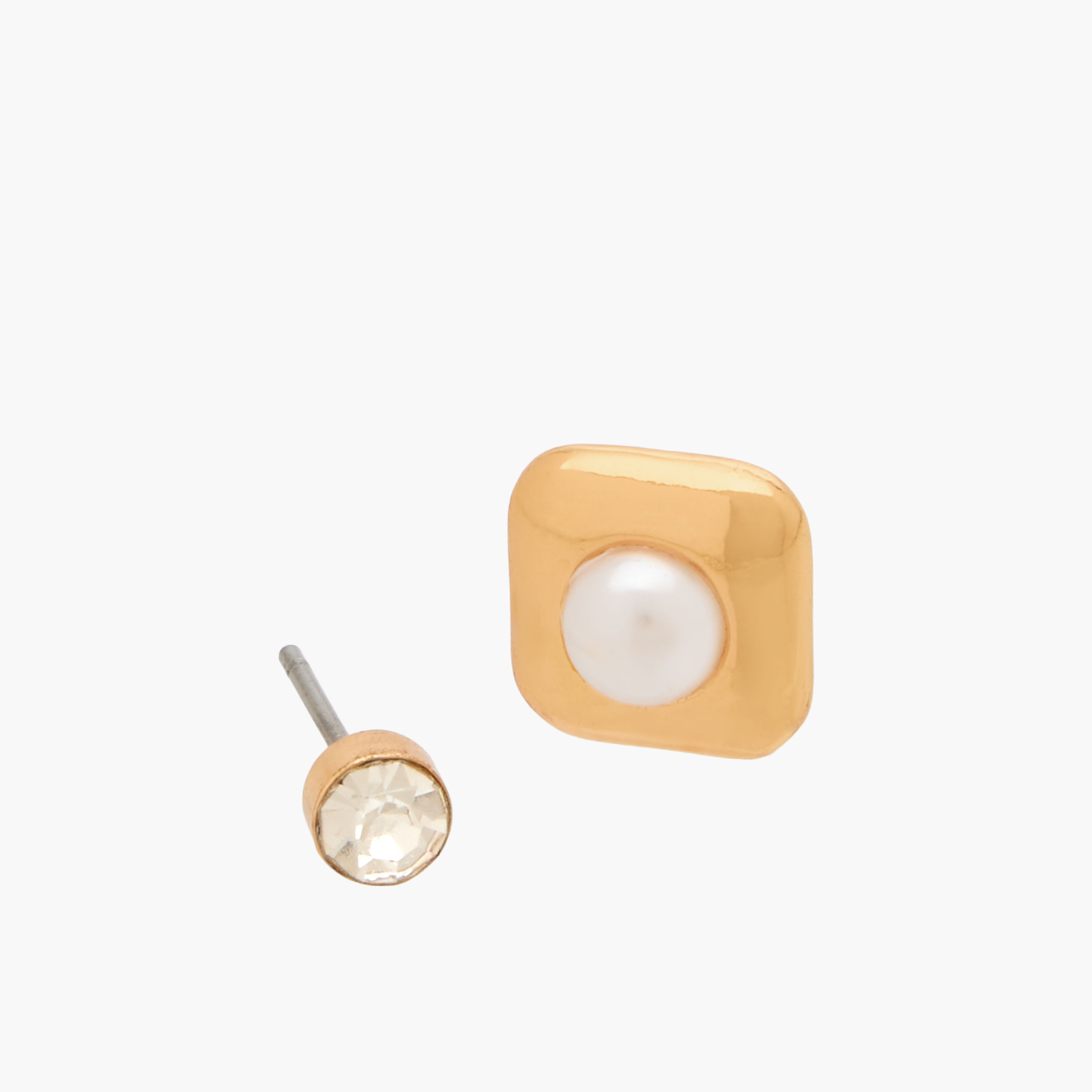 Gloo Pack of 9 Gold Finish Assorted Earrings with Pushback Closure-women-watchesandjewellery-jewellery-earrings-image-4