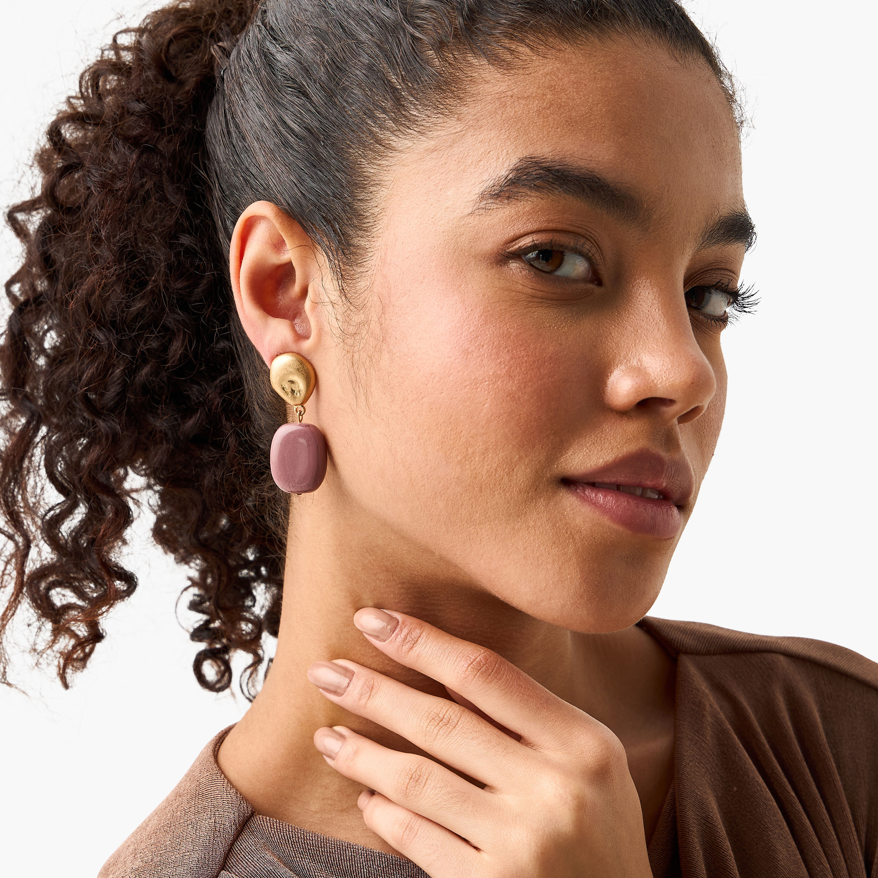 Pack of 2 Metallic Assorted Earrings with Pushback Closure-women-watchesandjewellery-jewellery-earrings-image-2