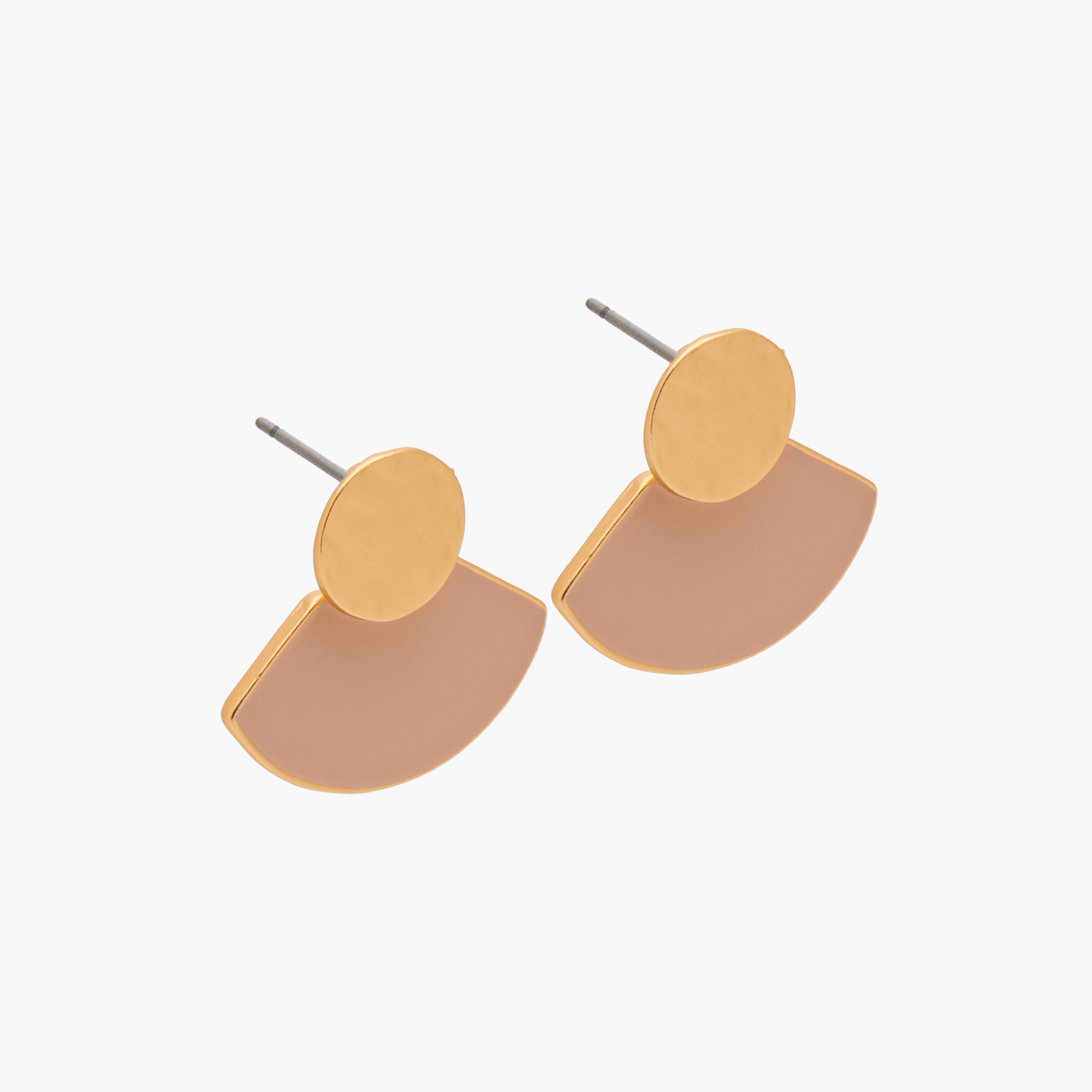 طقم من 3 أقراط مينا بمكبس إغلاق خلفي-women-watchesandjewellery-jewellery-earrings-image-4