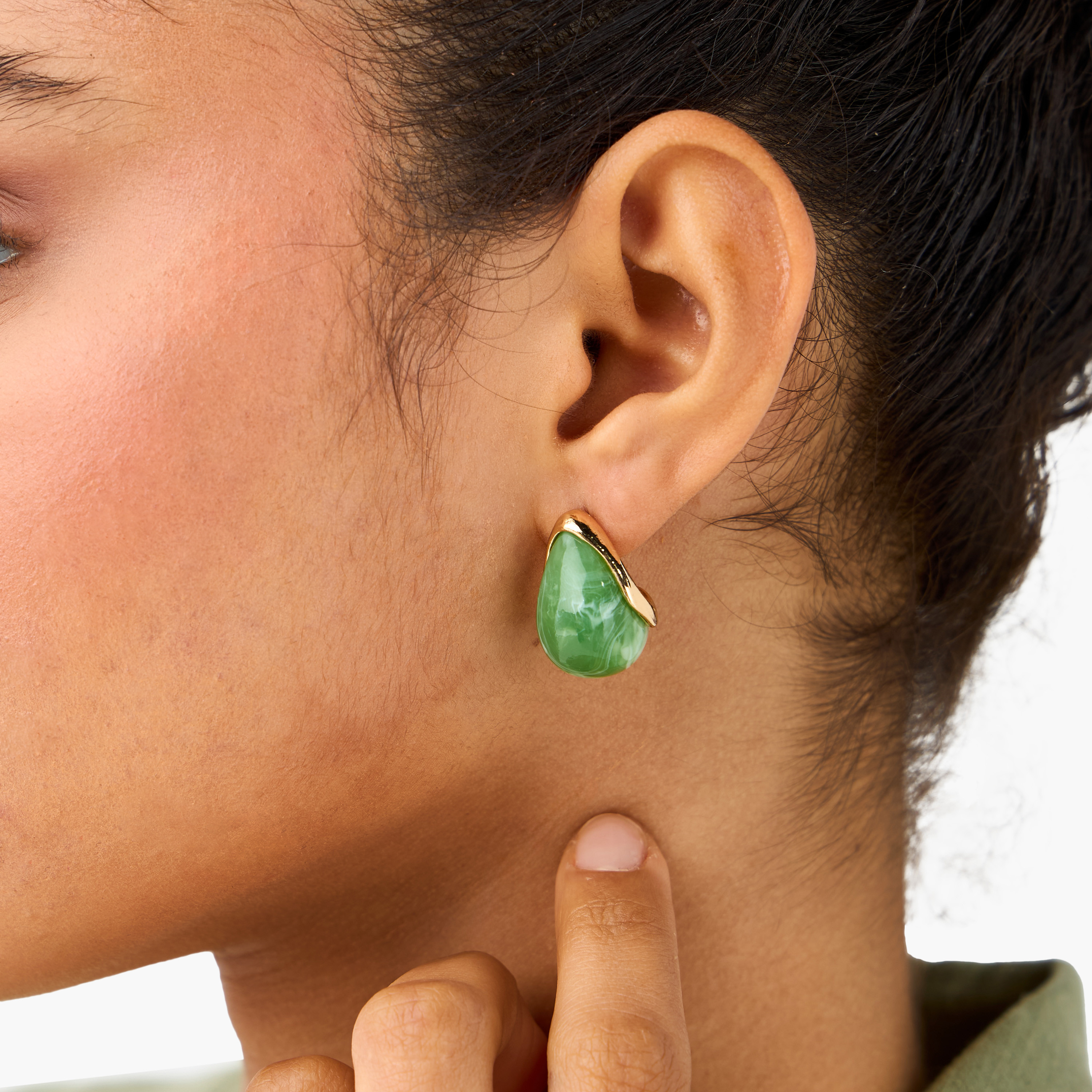 Pack of 3 Metallic Assorted Earrings with Pushback Closure-women-watchesandjewellery-jewellery-earrings-image-2