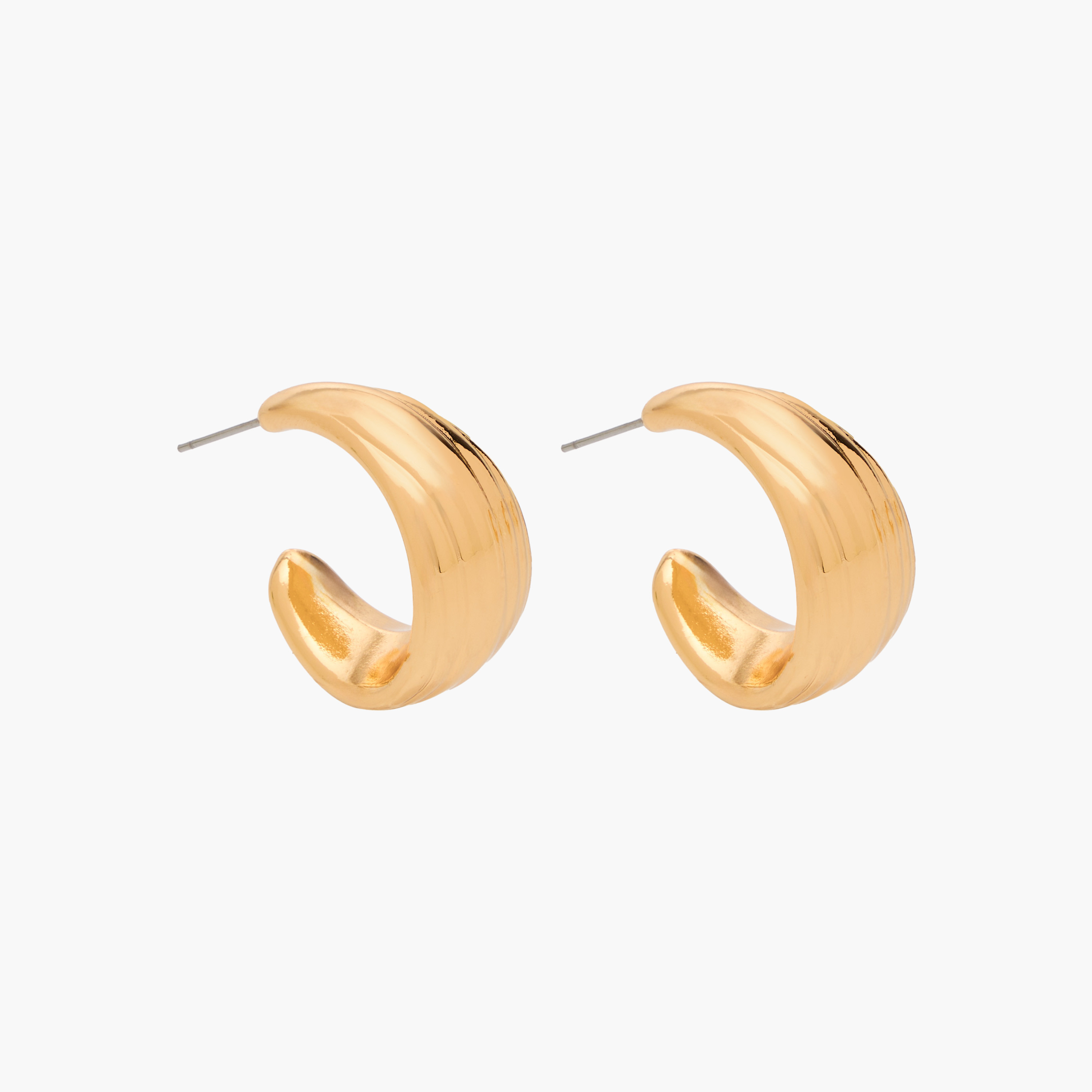 Pack of 3 Metallic Assorted Earrings with Pushback Closure-women-watchesandjewellery-jewellery-earrings-image-3