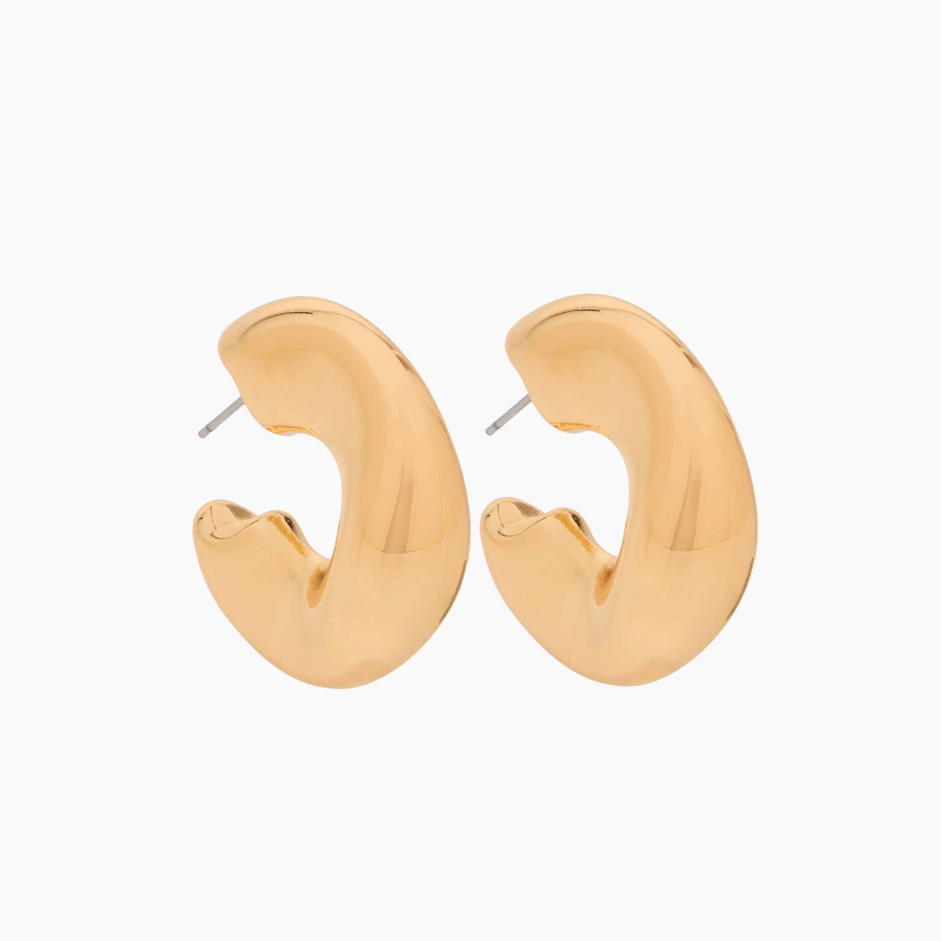 Pack of 3 Metallic Assorted Earrings with Pushback Closure-women-watchesandjewellery-jewellery-earrings-image-4