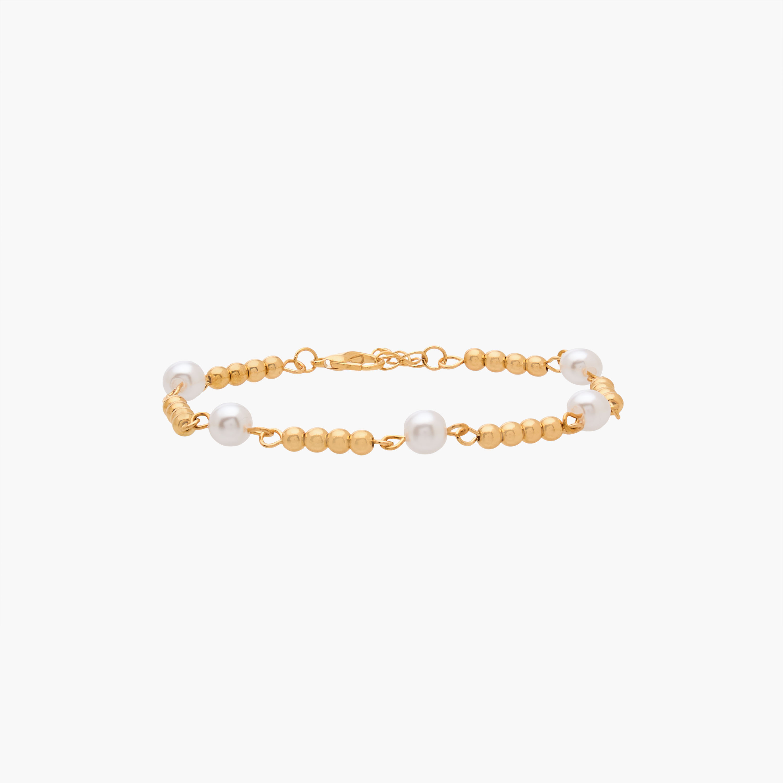 طقم من 5 سوار سلسلة معدني-women-watchesandjewellery-jewellery-banglesandbracelets-image-5