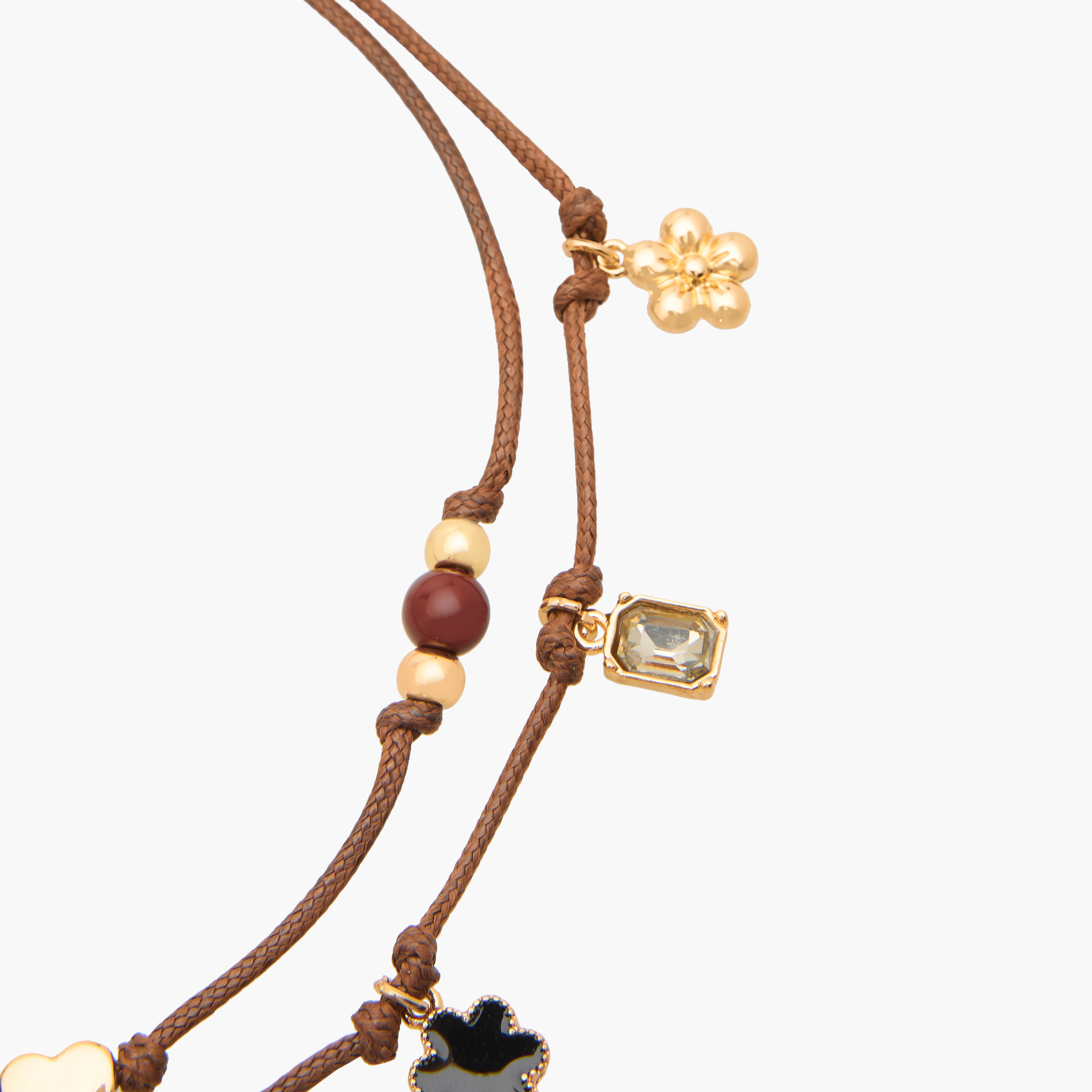 قلادة معدنية طبقات بتفاصيل تعليقة-women-watchesandjewellery-jewellery-necklacesandpendants-image-5