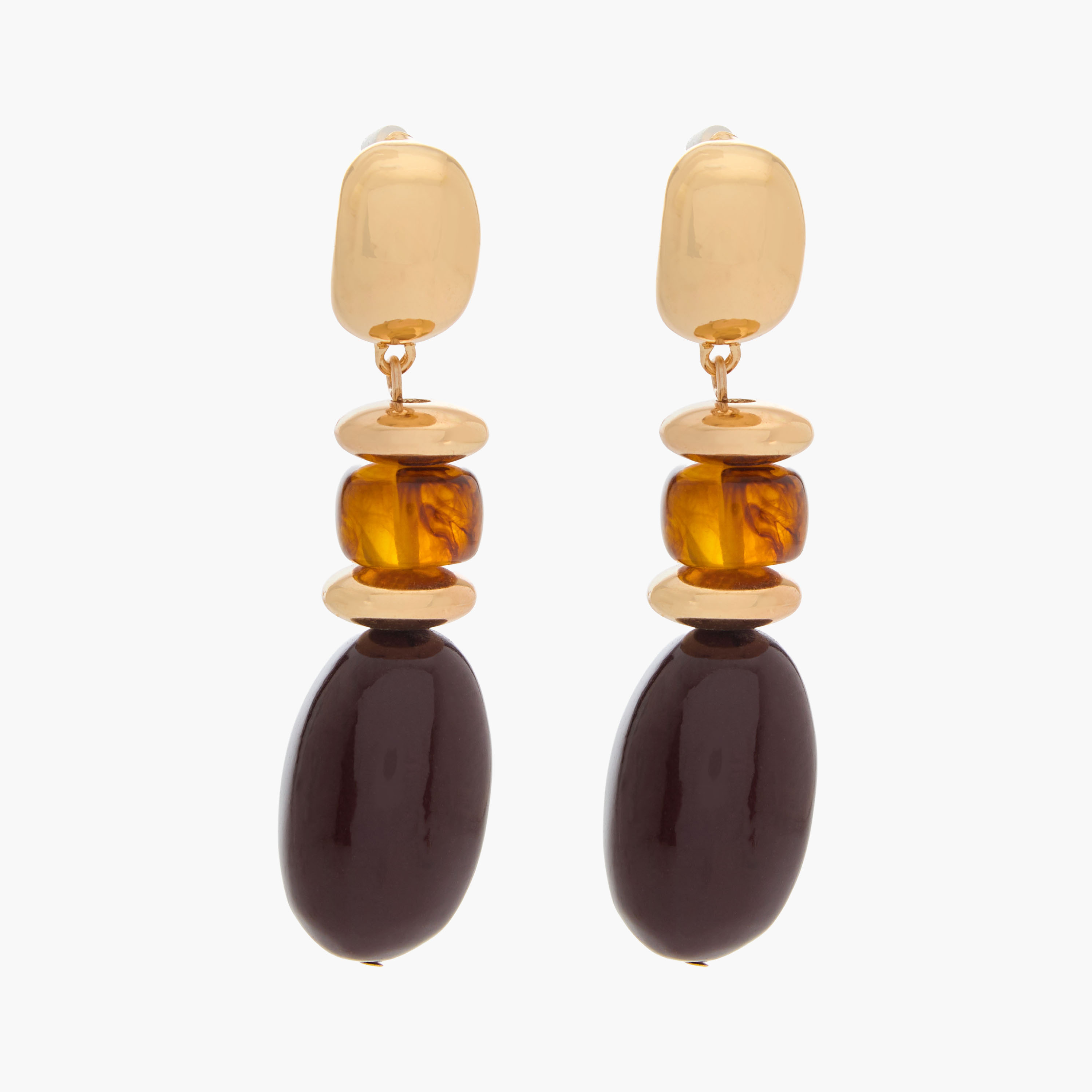 أقراط راتنج متدلية بمكبس إغلاق خلفي-women-watchesandjewellery-jewellery-earrings-image-1