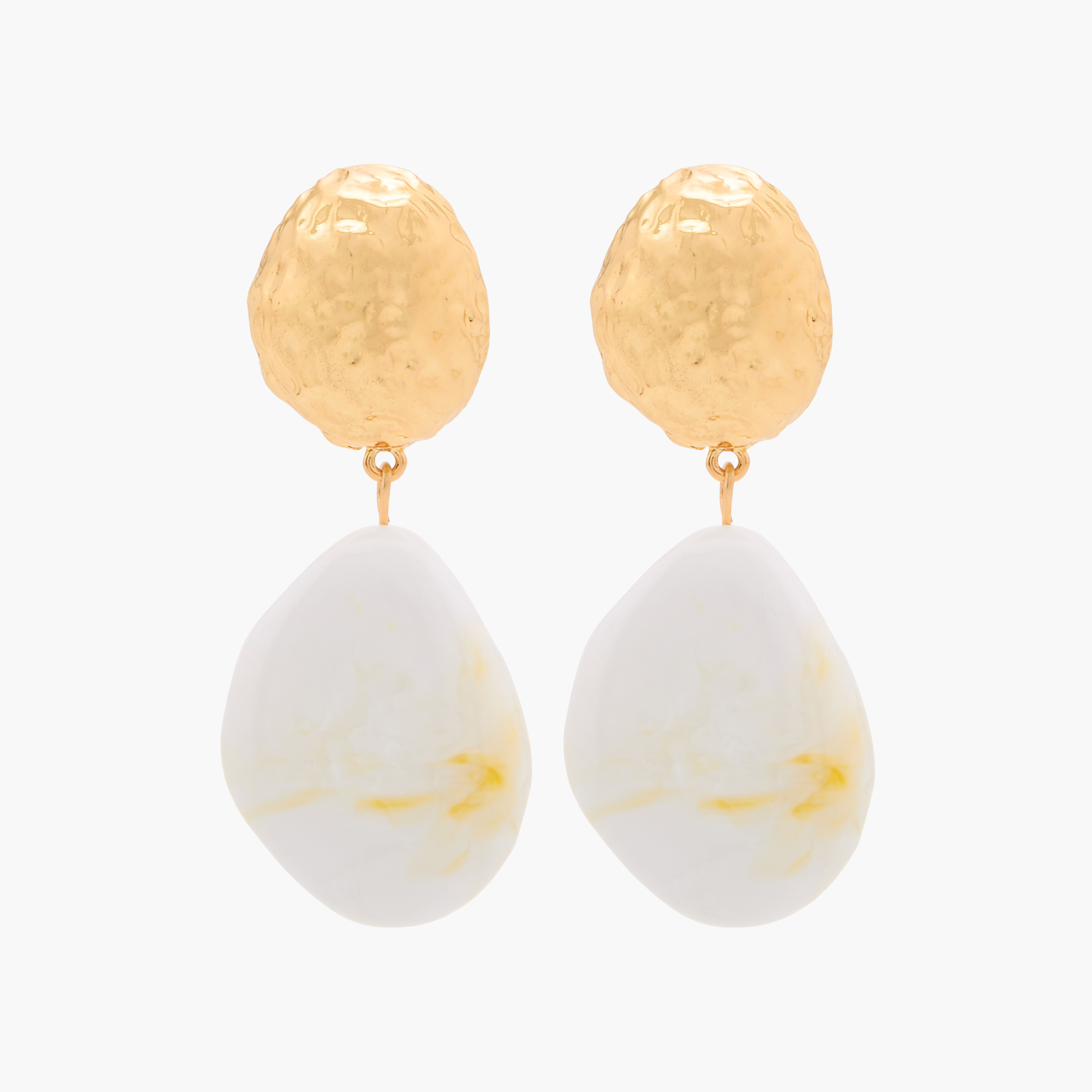 Metallic Drop Earrings with Pushback Closure-women-watchesandjewellery-jewellery-earrings-image-1
