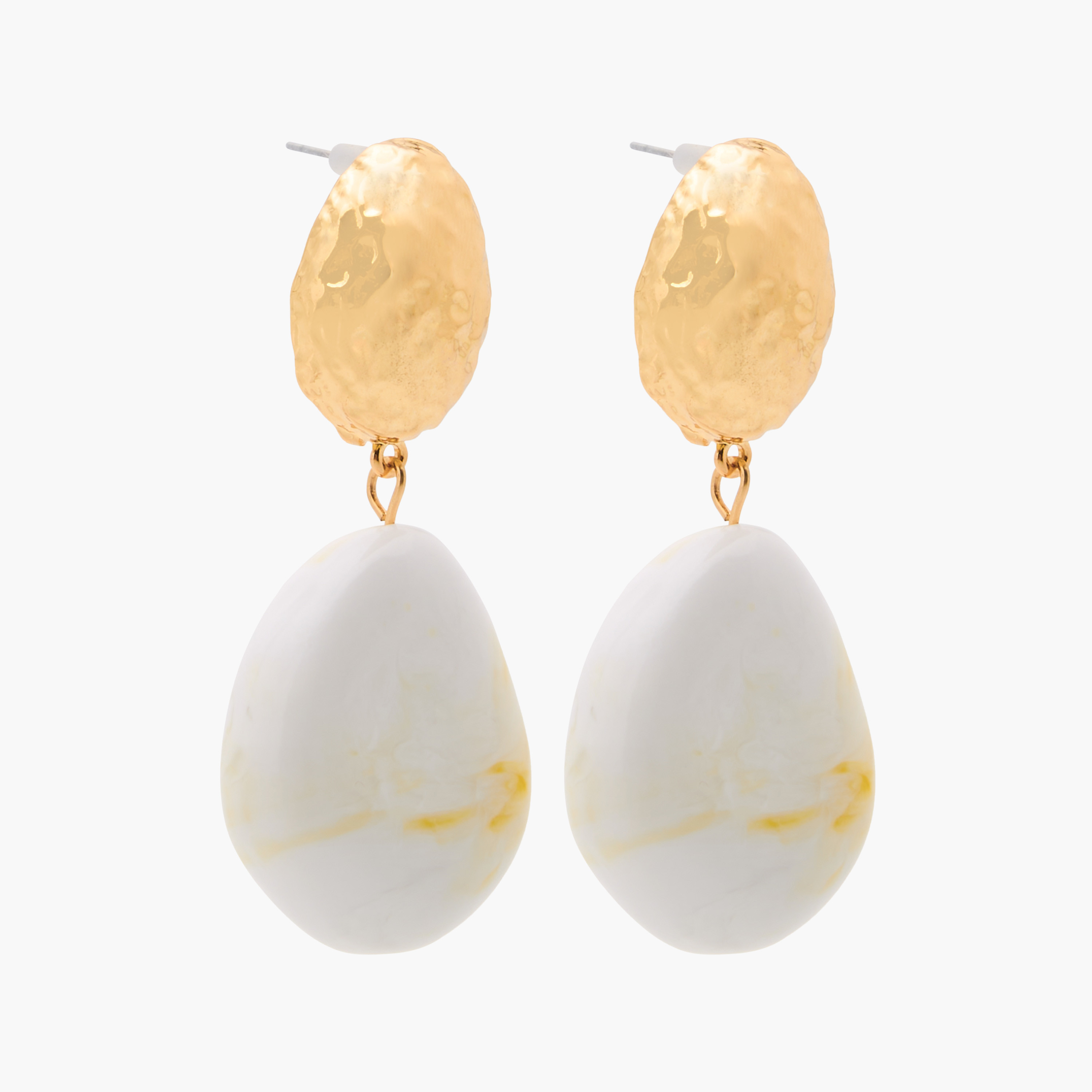 Metallic Drop Earrings with Pushback Closure-women-watchesandjewellery-jewellery-earrings-image-3