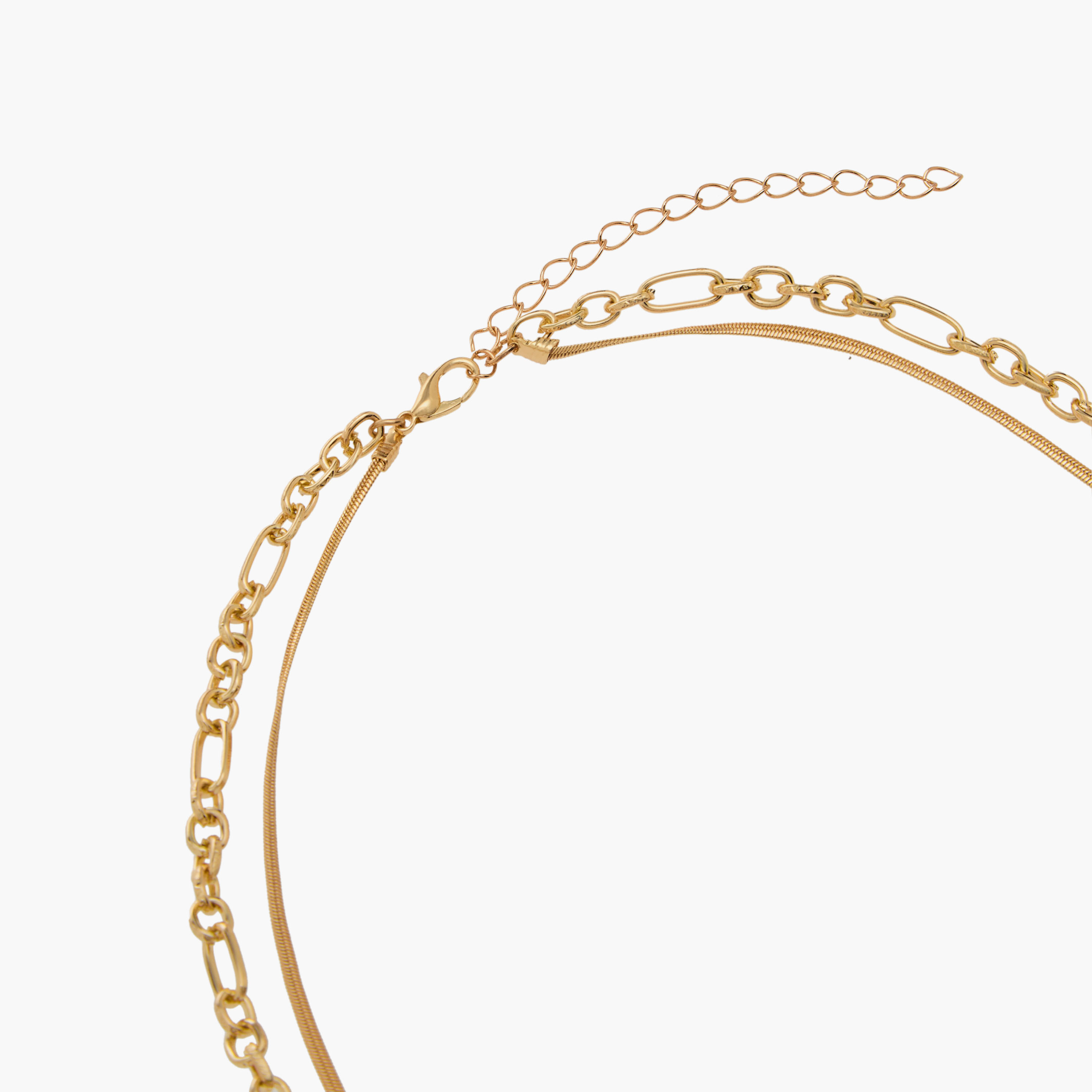 Metallic Layered Necklace-women-watchesandjewellery-jewellery-necklacesandpendants-image-3