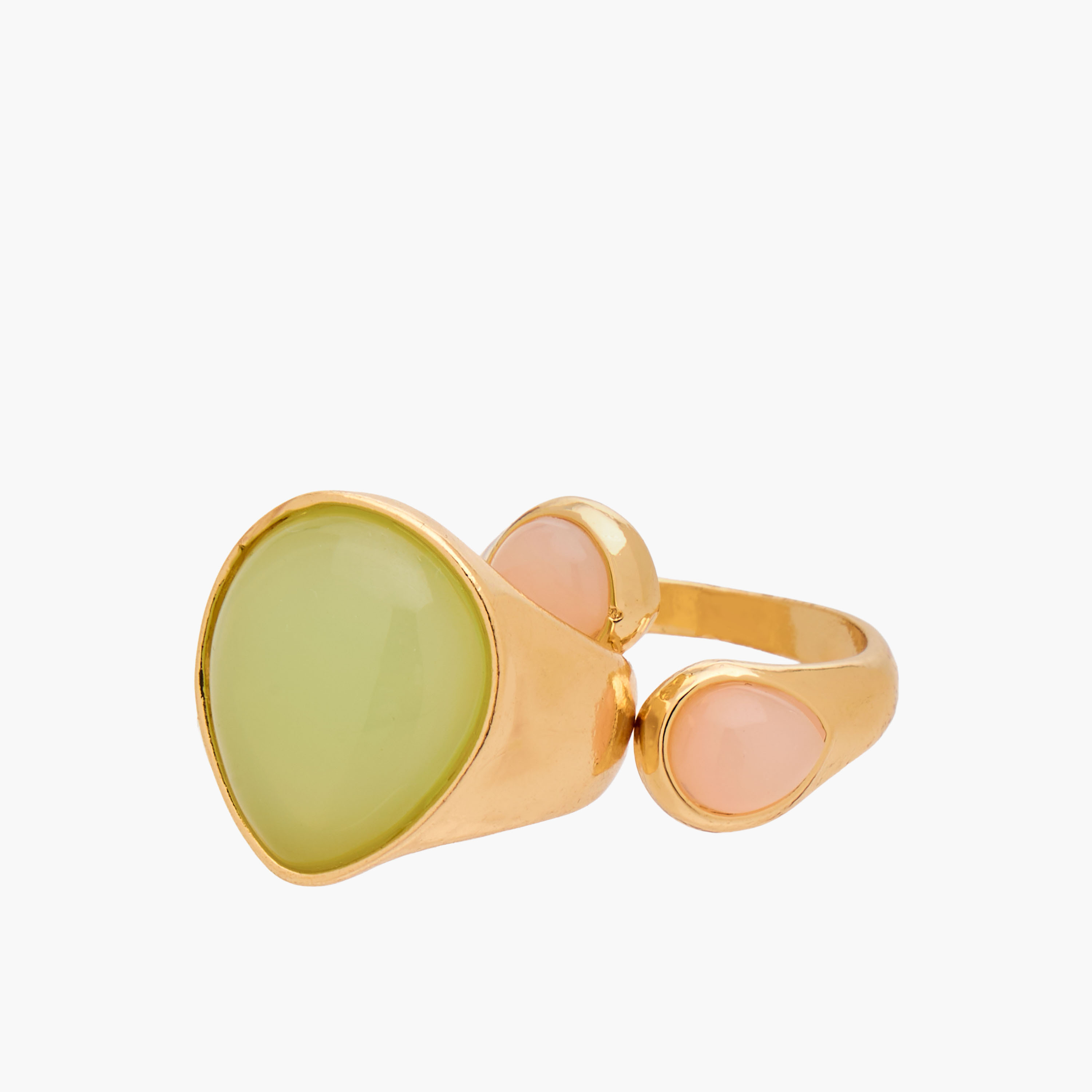 Pack of 5 Gold Tone Ring with Pearl Detail-women-watchesandjewellery-jewellery-rings-image-4