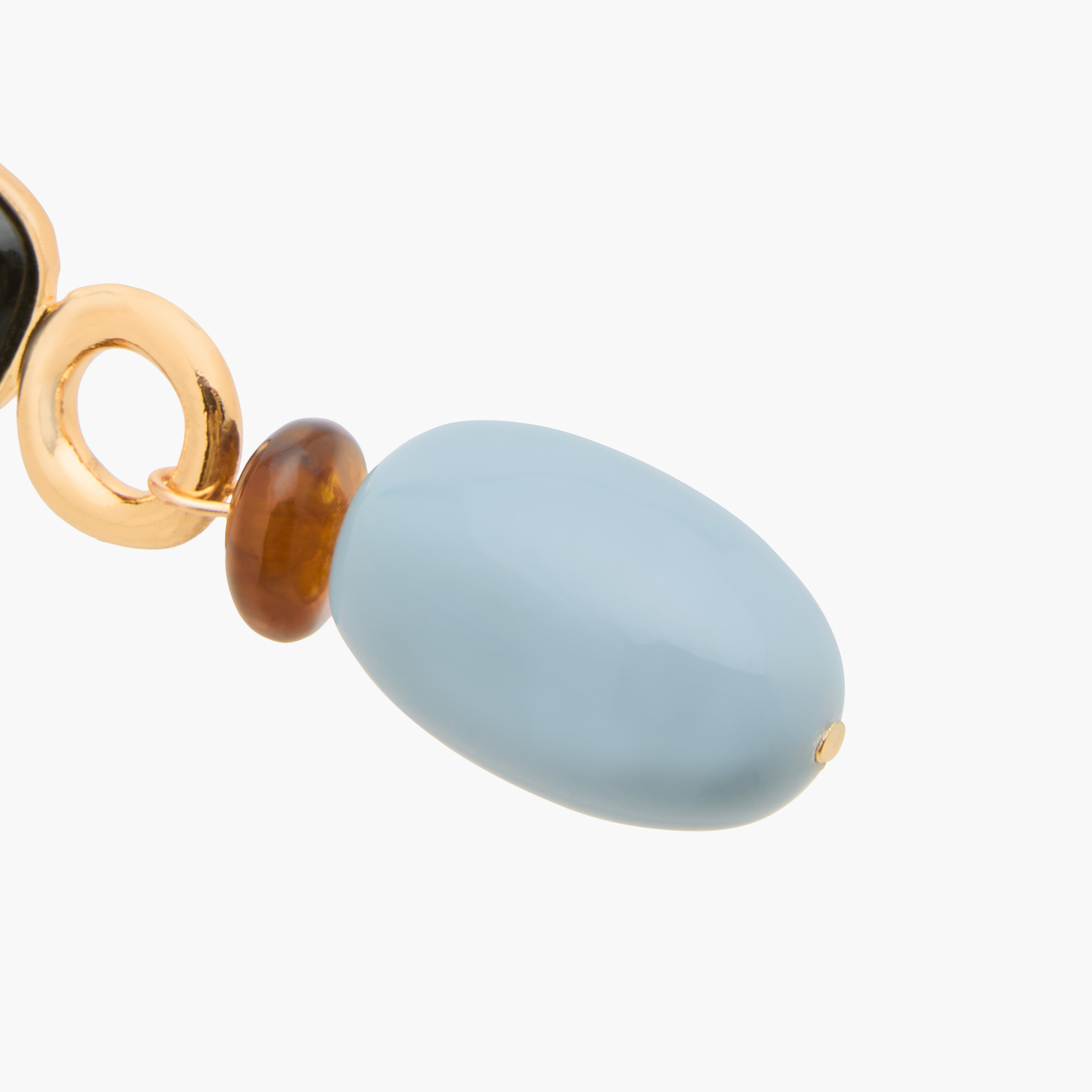 Metallic Orb Drop Earrings with Pushback Closure-women-watchesandjewellery-jewellery-earrings-image-4