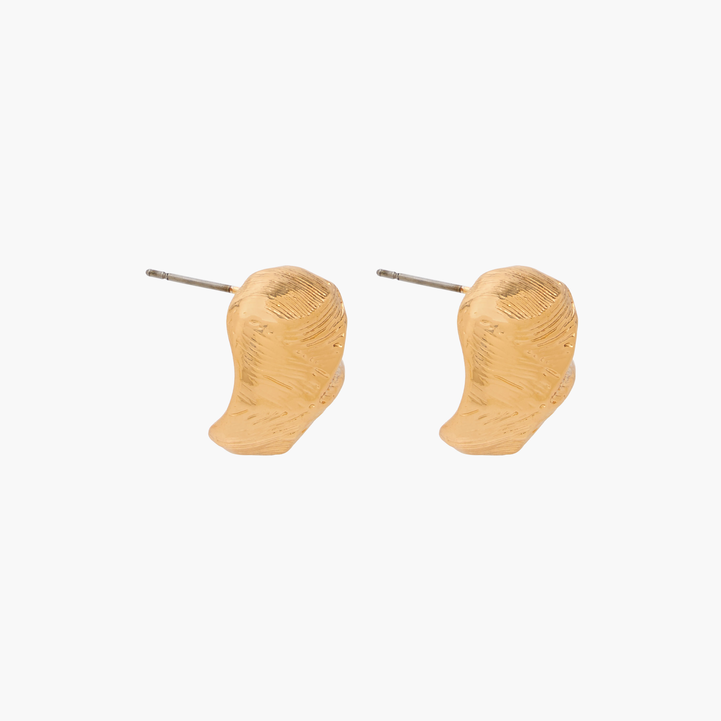 Pack of 3 Gold Finish Stud Earrings with Pushback Closure-women-watchesandjewellery-jewellery-earrings-image-4