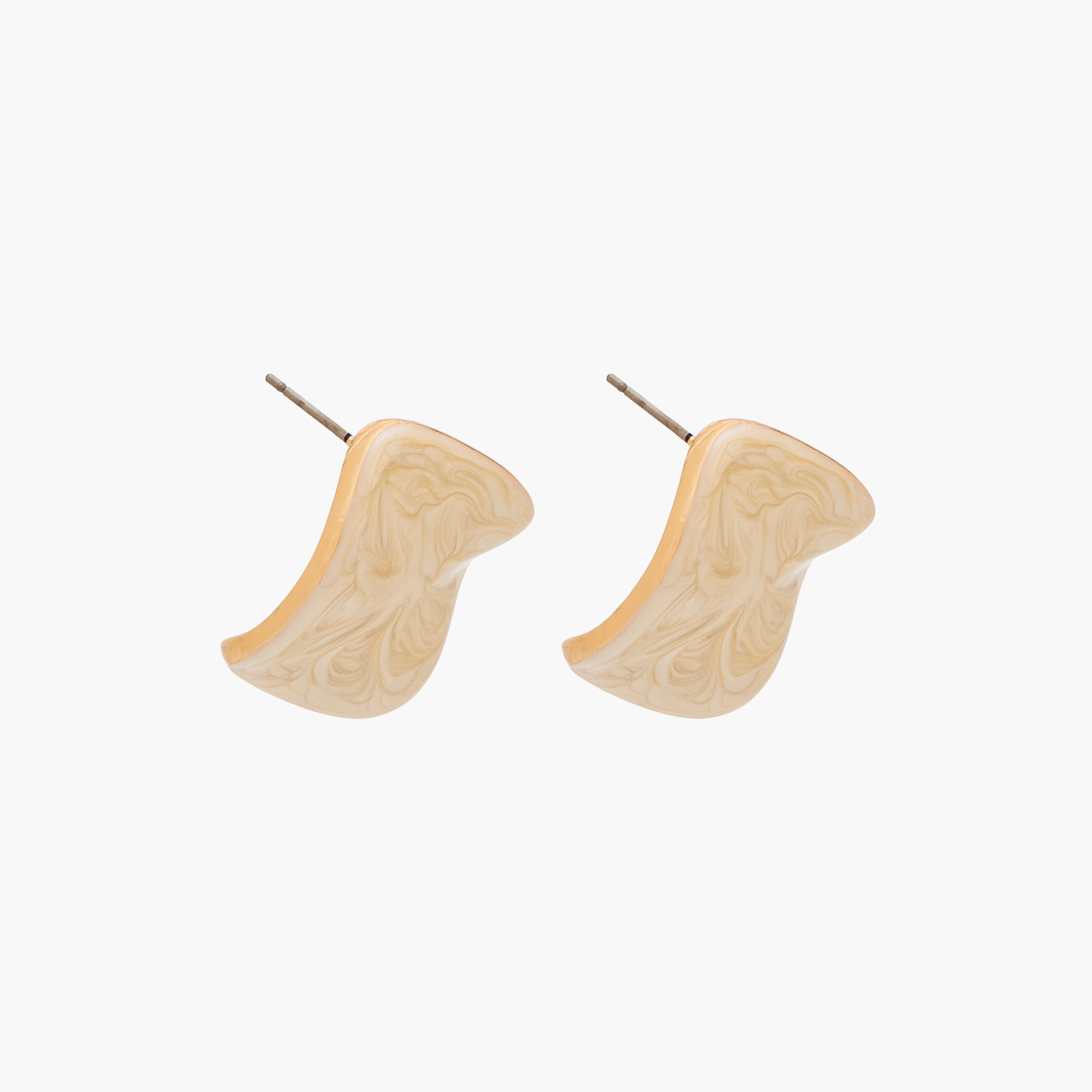 Pack of 3 Gold Finish Stud Earrings with Pushback Closure-women-watchesandjewellery-jewellery-earrings-image-5
