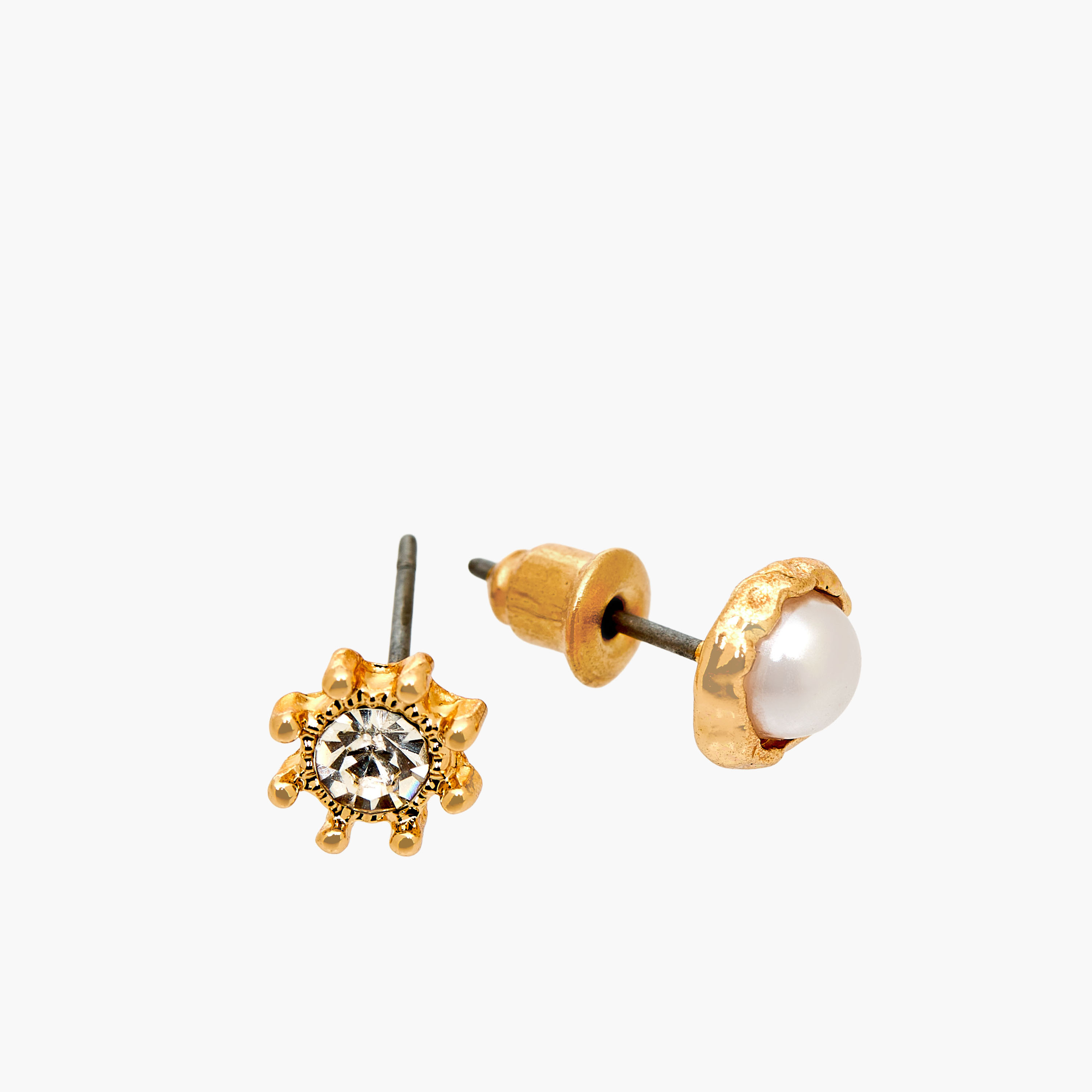 Pack of 9 Metallic Assorted Earrings with Pushback Closure-women-watchesandjewellery-jewellery-earrings-image-5