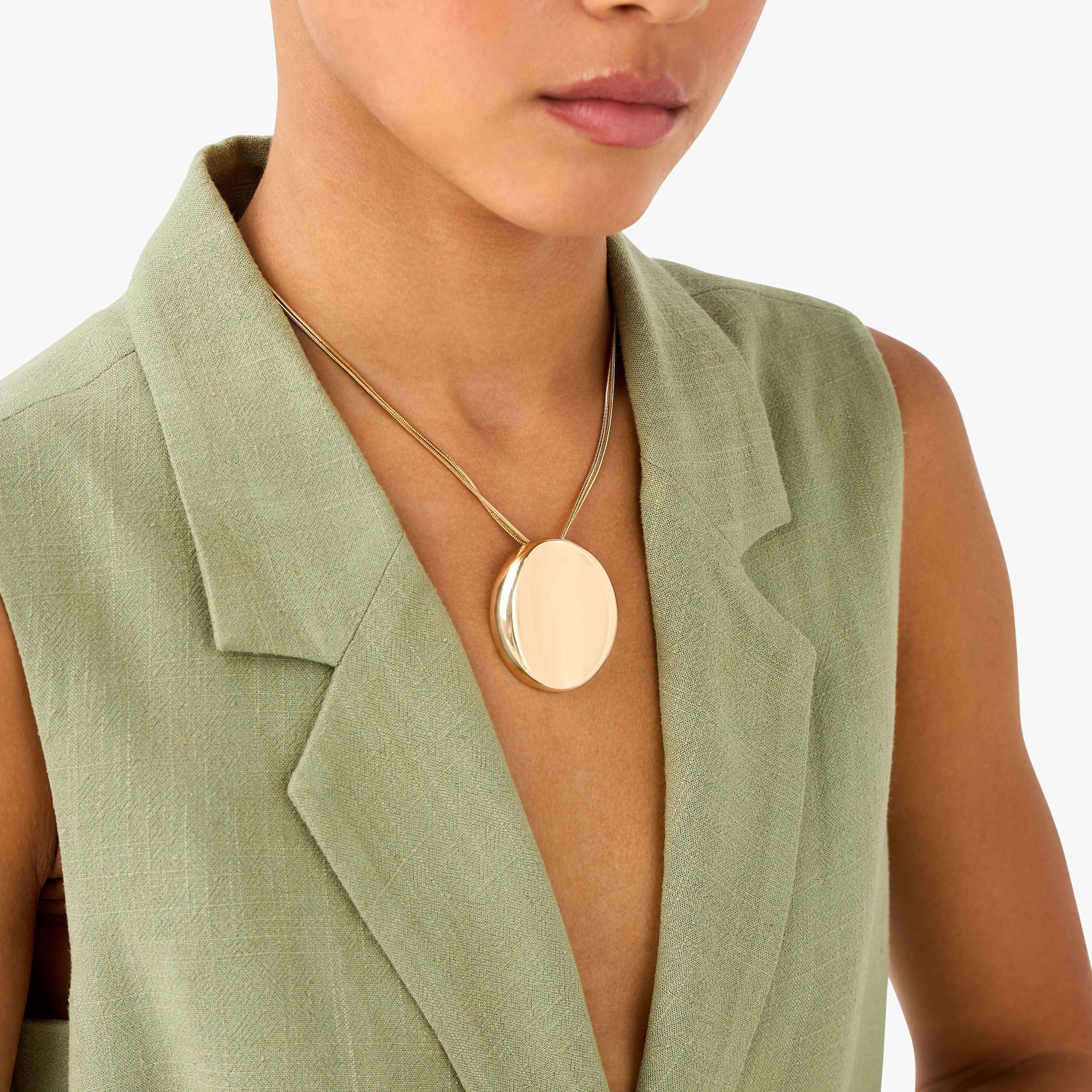 قلادة معدنية بدلاية-women-watchesandjewellery-jewellery-necklacesandpendants-image-2