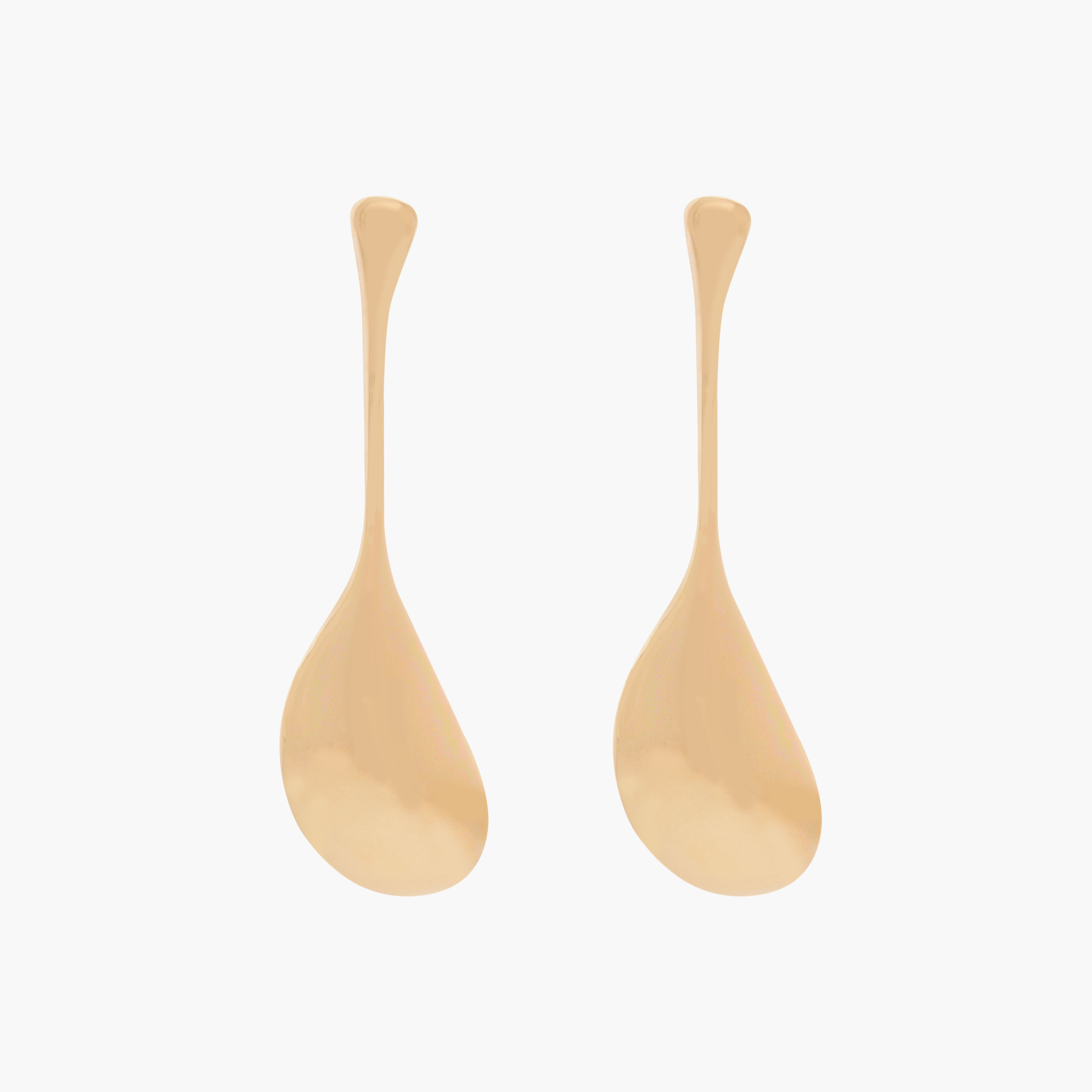 Gold Tone Drop Earrings with Pushback Closure-women-watchesandjewellery-jewellery-earrings-image-1
