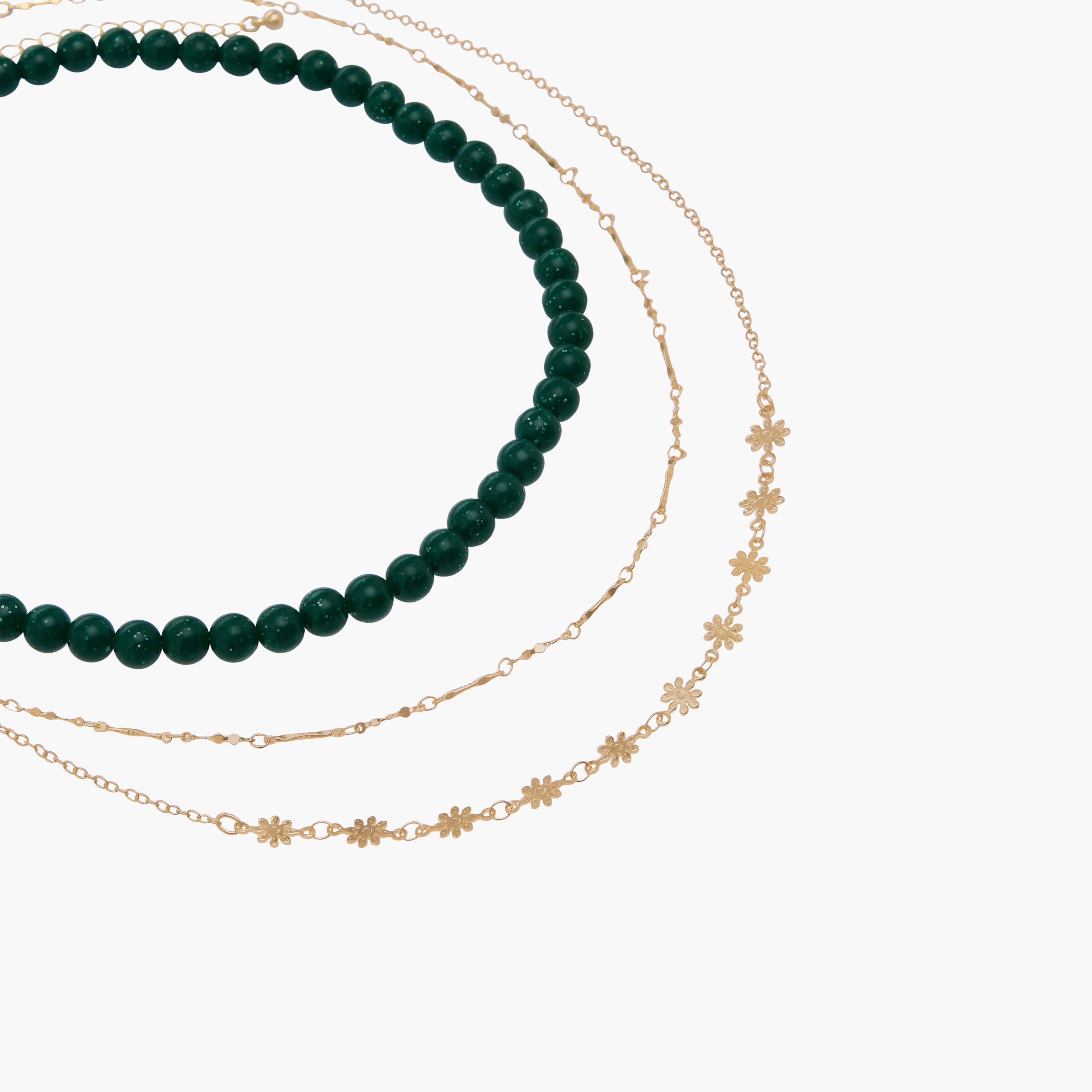 Set of 3 - Gold Tone Assorted Design Necklace-women-watchesandjewellery-jewellery-necklacesandpendants-image-6