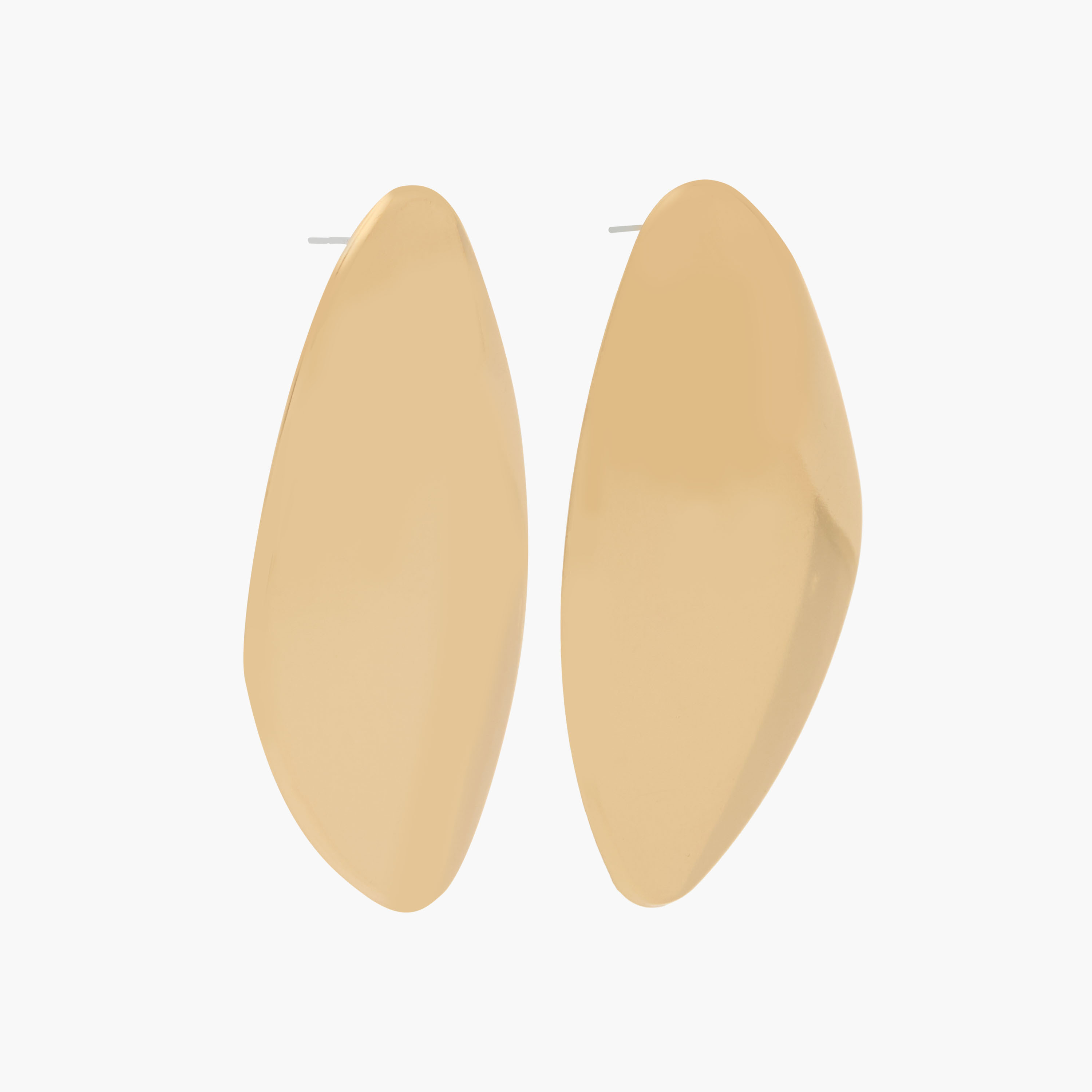 Gold Tone Stud Earrings with Pushback Closure-women-watchesandjewellery-jewellery-earrings-image-3