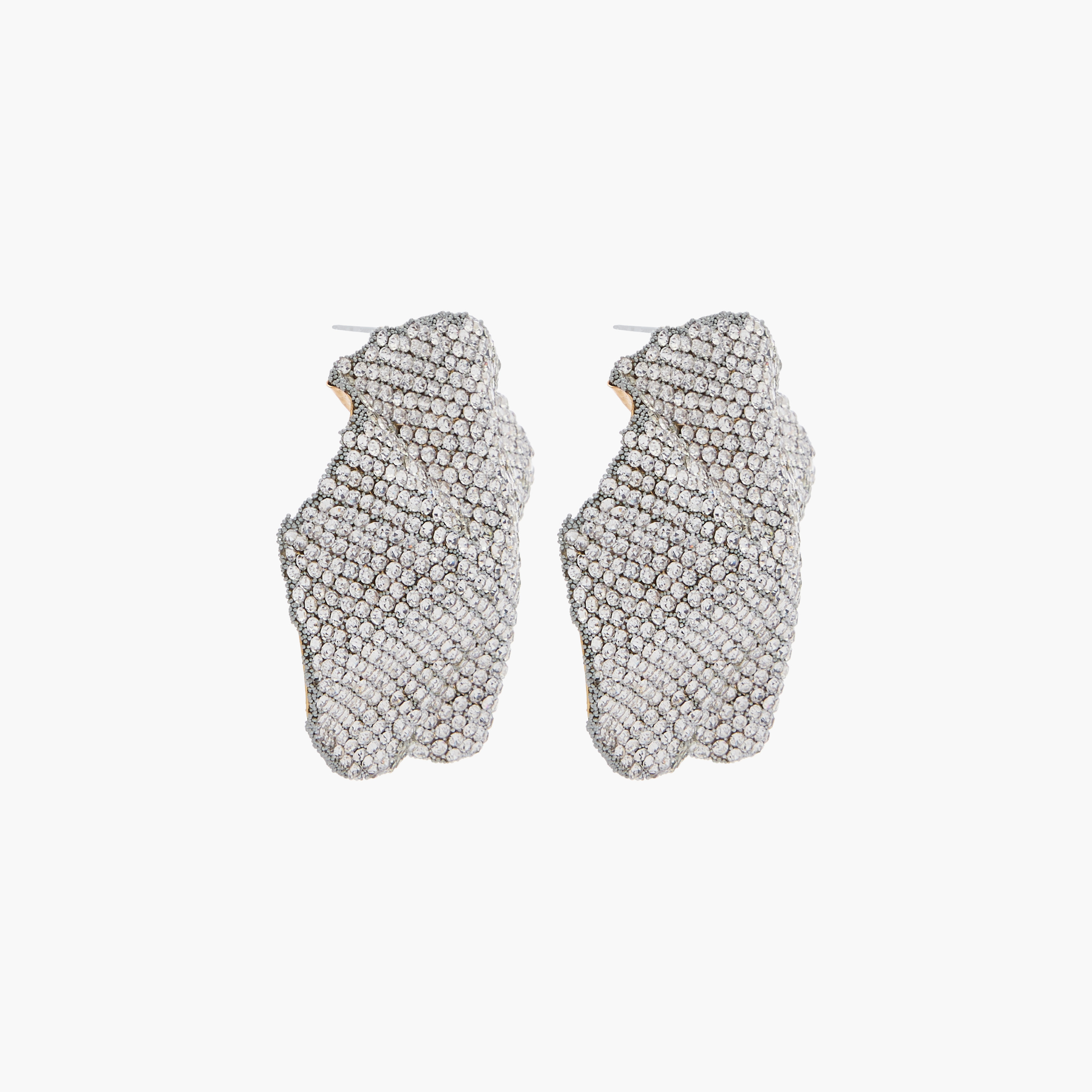 Stone Embellished Stud Earrings with Pushback Closure-women-watchesandjewellery-jewellery-earrings-image-3