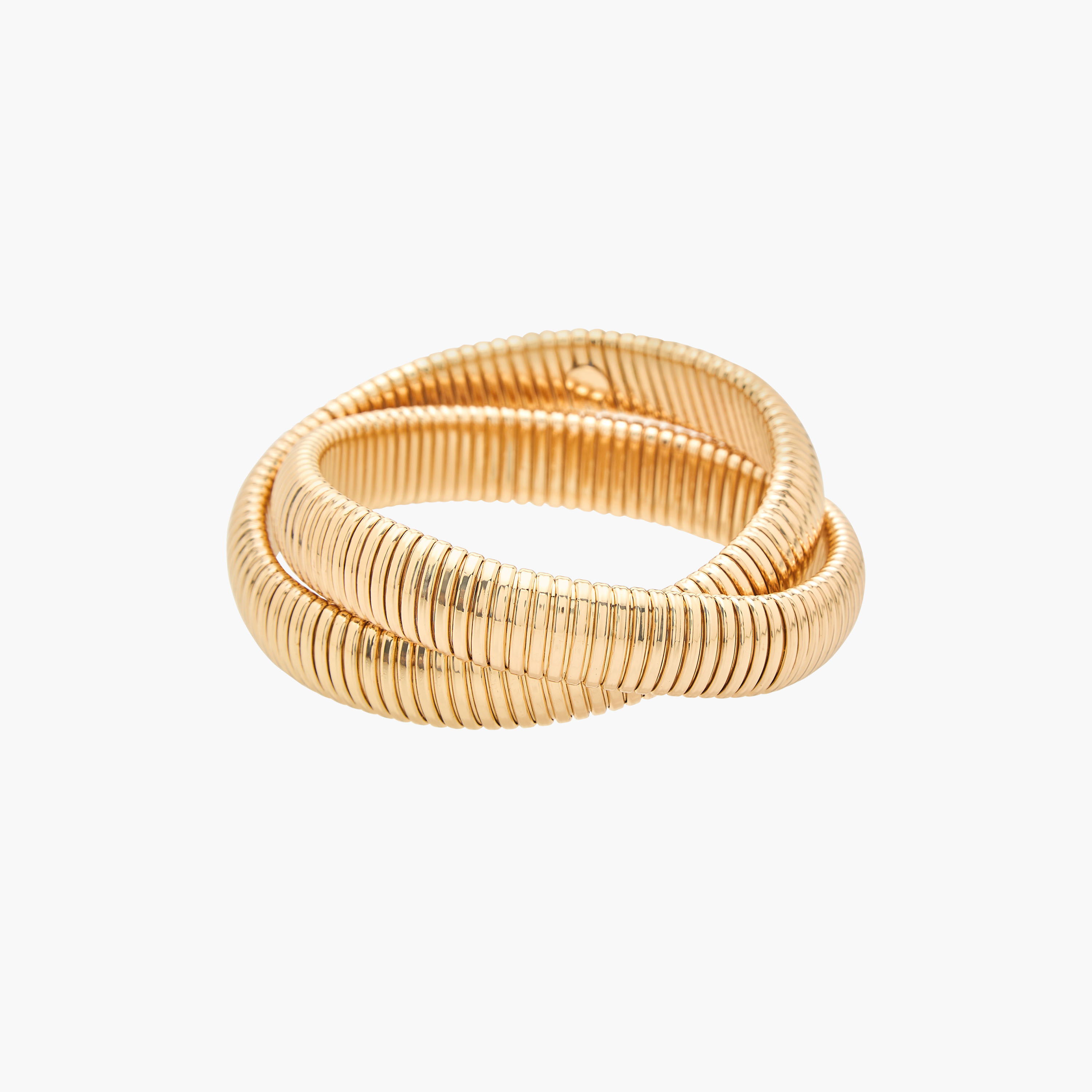 سوار معدن ملتف بارز الملمس-women-watchesandjewellery-jewellery-banglesandbracelets-image-1