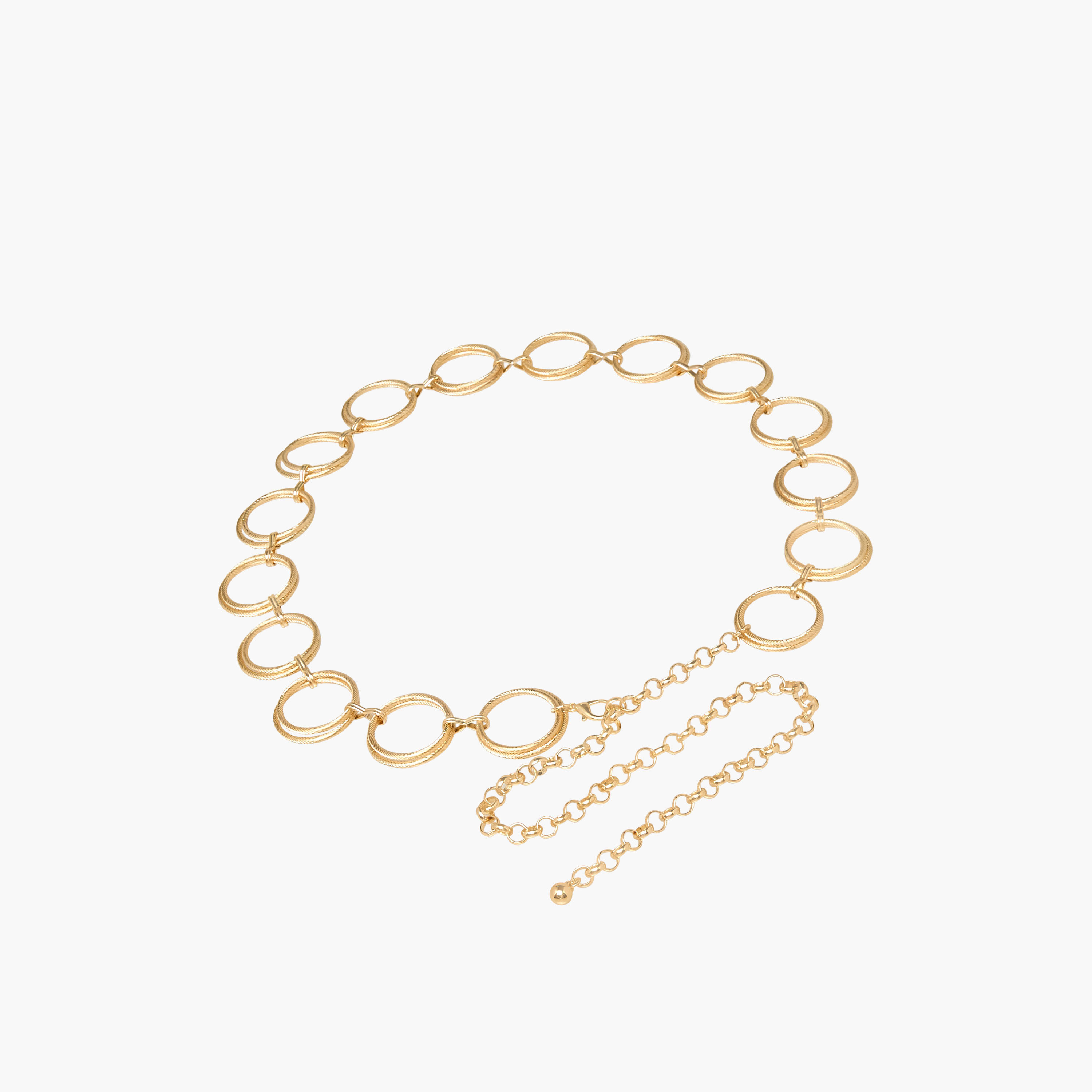 Metallic Belt with Circle Link Design-women-clothingaccessories-belts-image-4