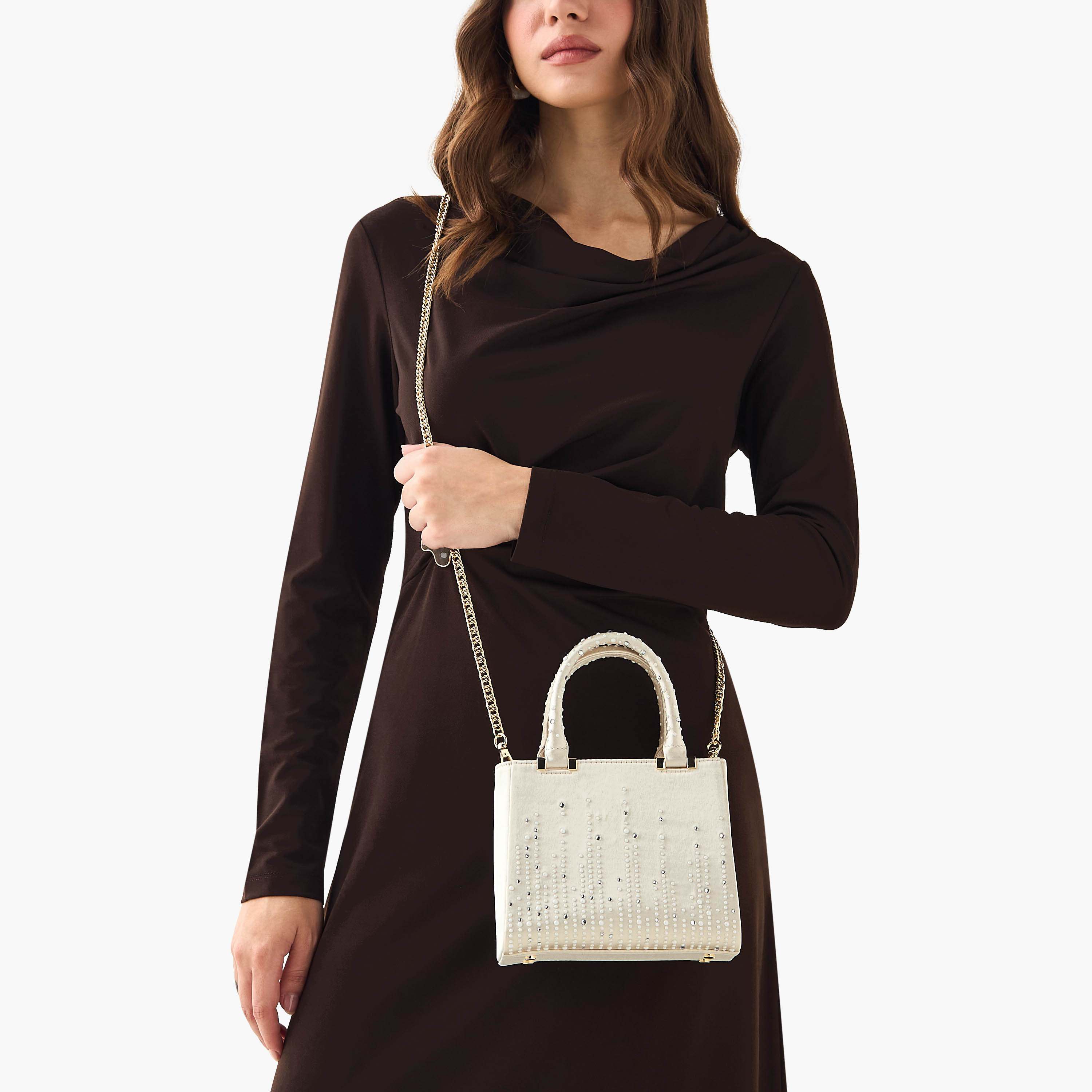 شنطة توتي ميني مزينة بحزام سلسلة قابل للفصل-women-bagsandwallets-handbags-image-2