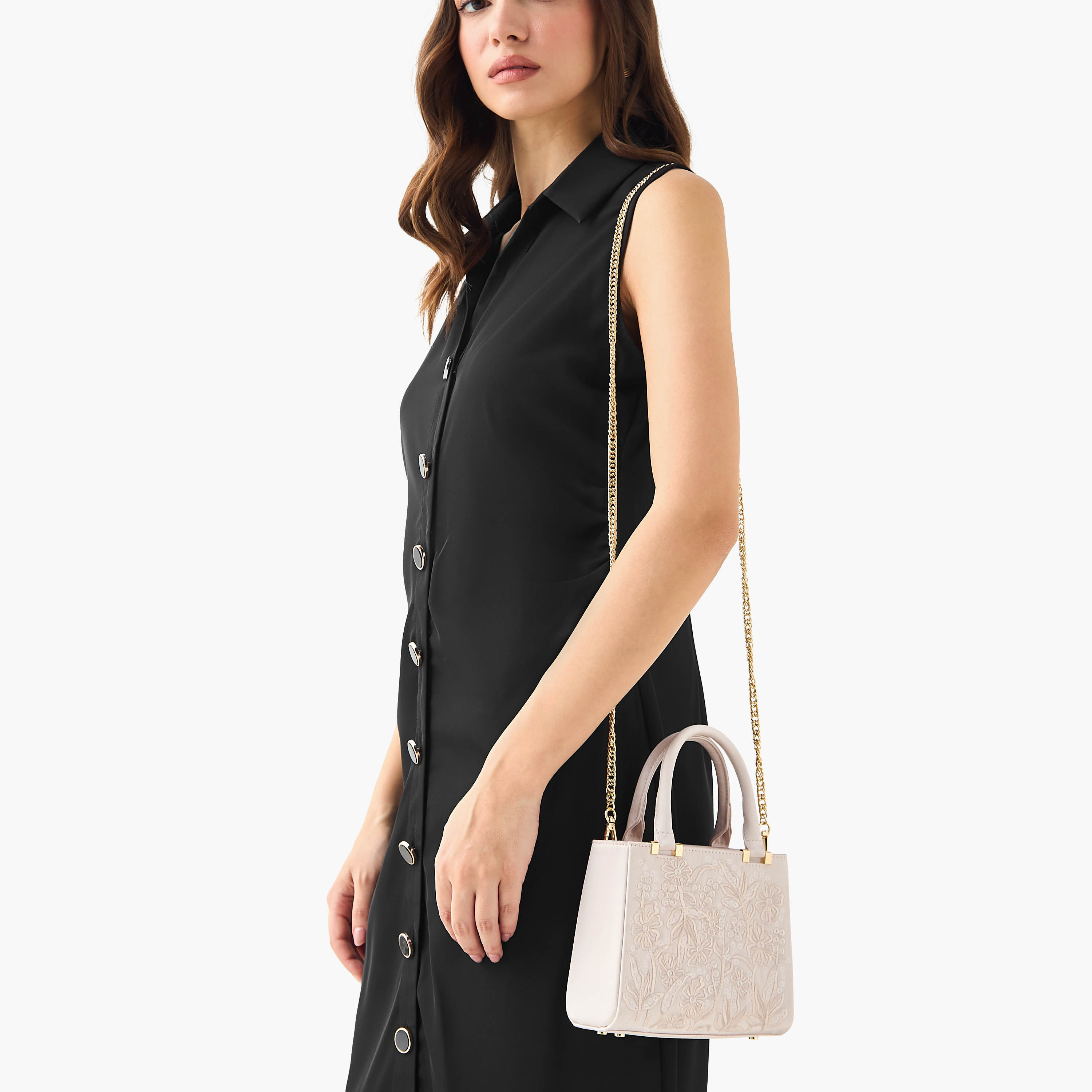 Embroidered Mini Tote Bag with Button Closure-women-bagsandwallets-handbags-image-2