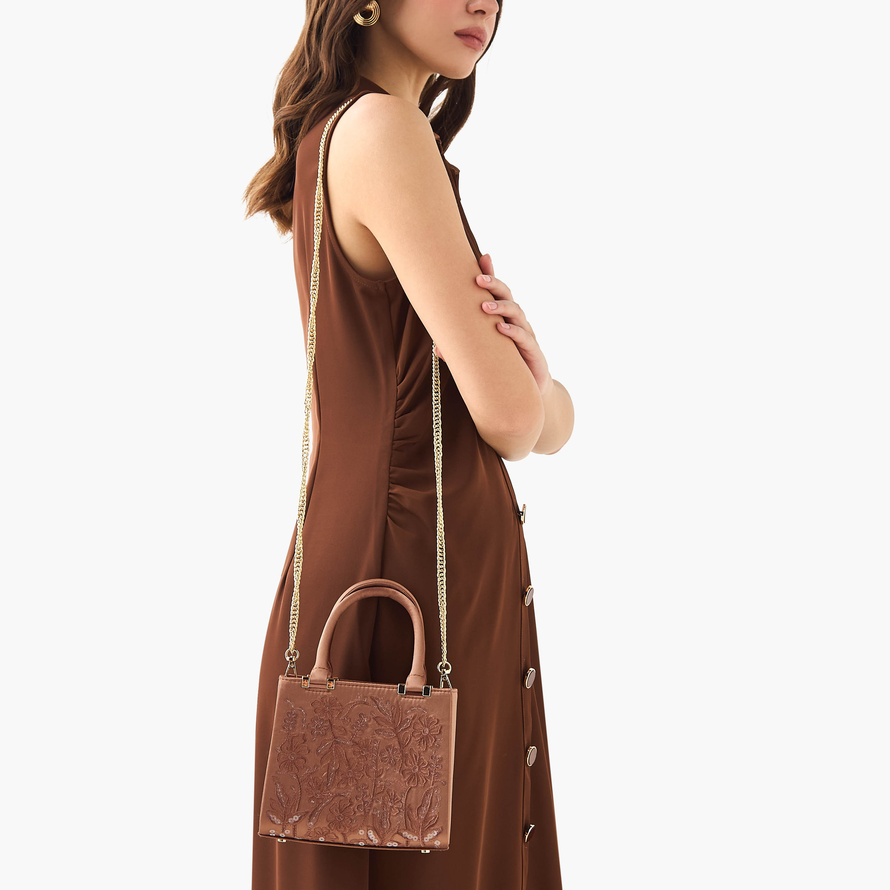 Embroidered Mini Tote Bag with Button Closure-women-bagsandwallets-handbags-image-2