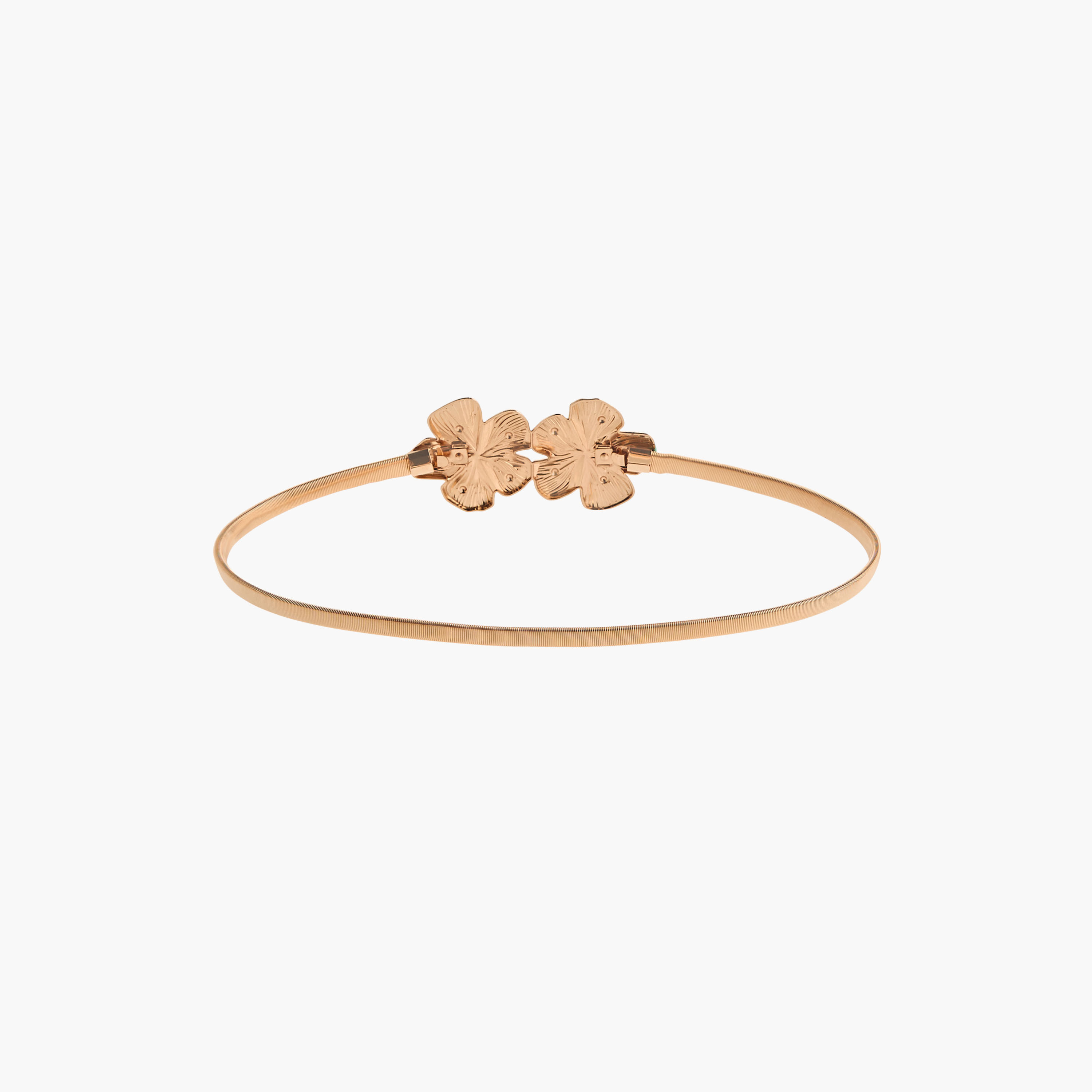 Metal Stretch Belt with Flower Clasp-women-clothingaccessories-belts-image-4