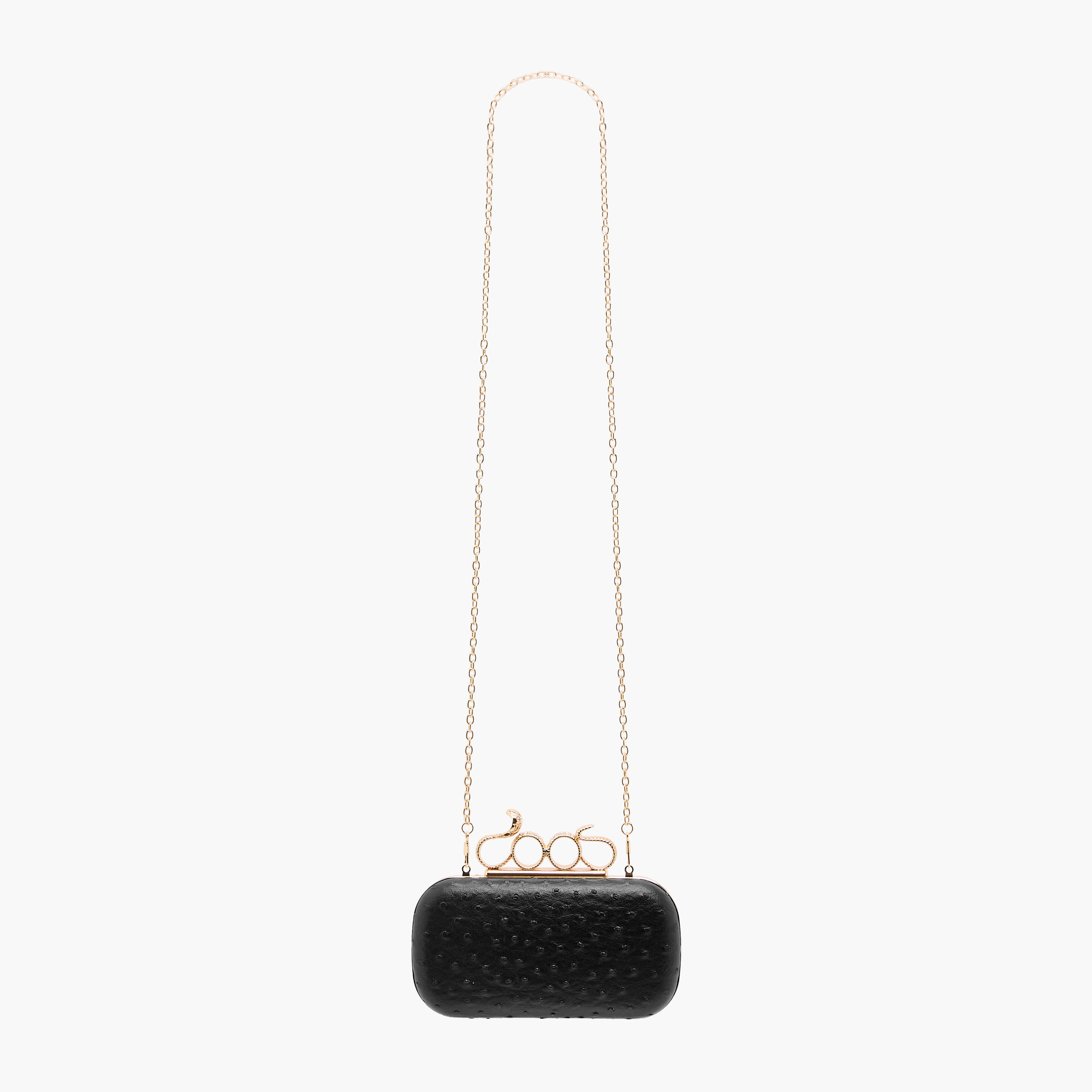 Textured Clutch with Detachable Chain Strap-women-bagsandwallets-handbags-image-3