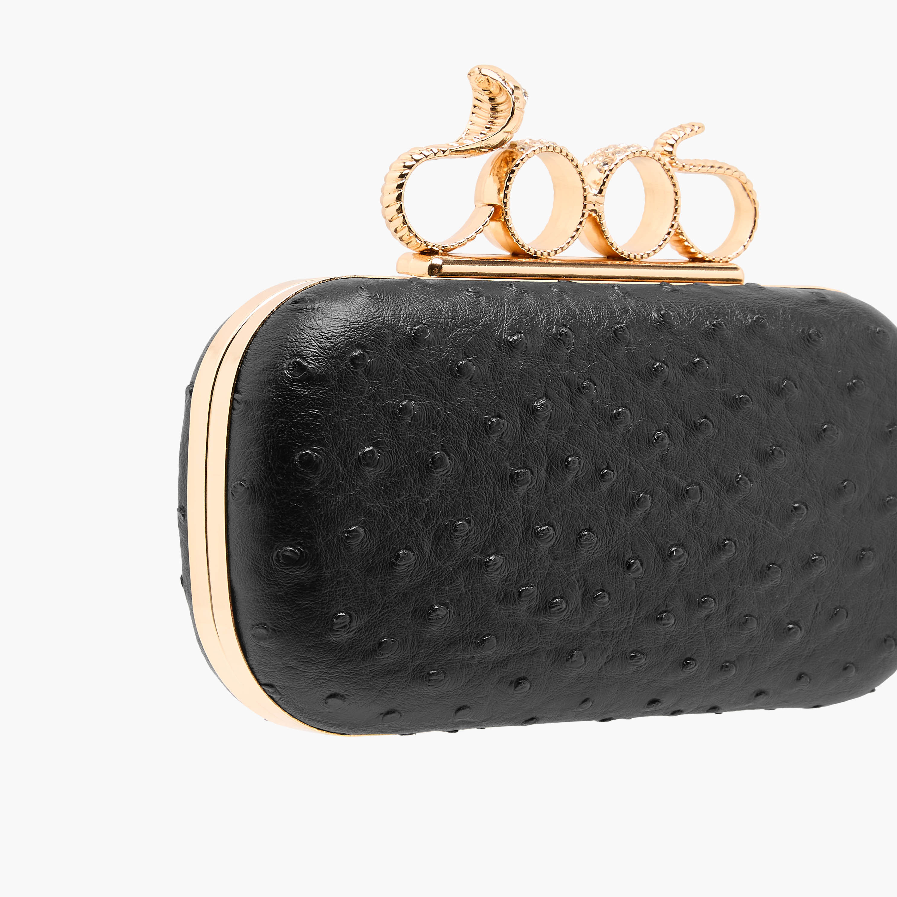 Textured Clutch with Detachable Chain Strap-women-bagsandwallets-handbags-image-5
